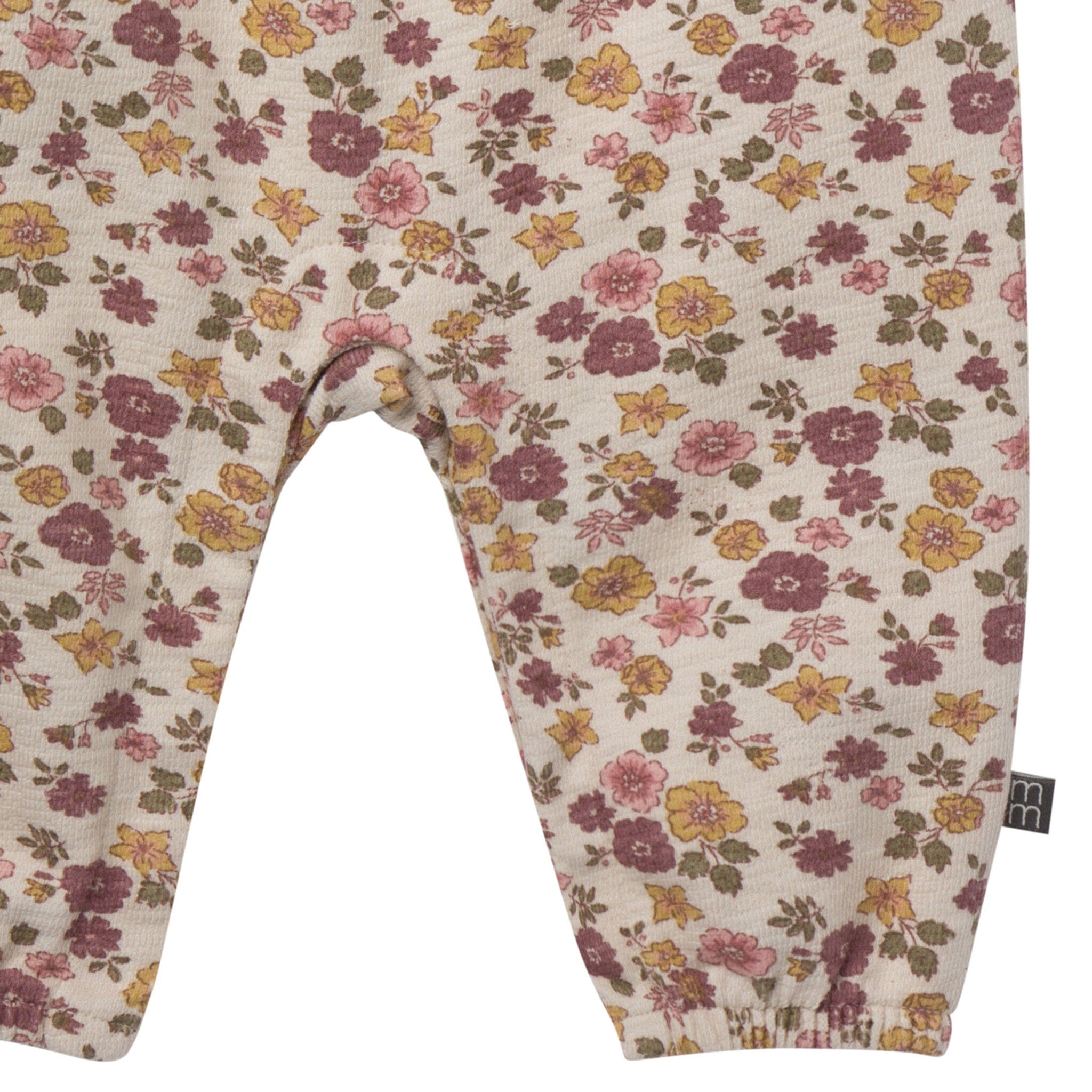 Baby Girls Rainy Day Floral Smocked Long Leg Romper - Image 3