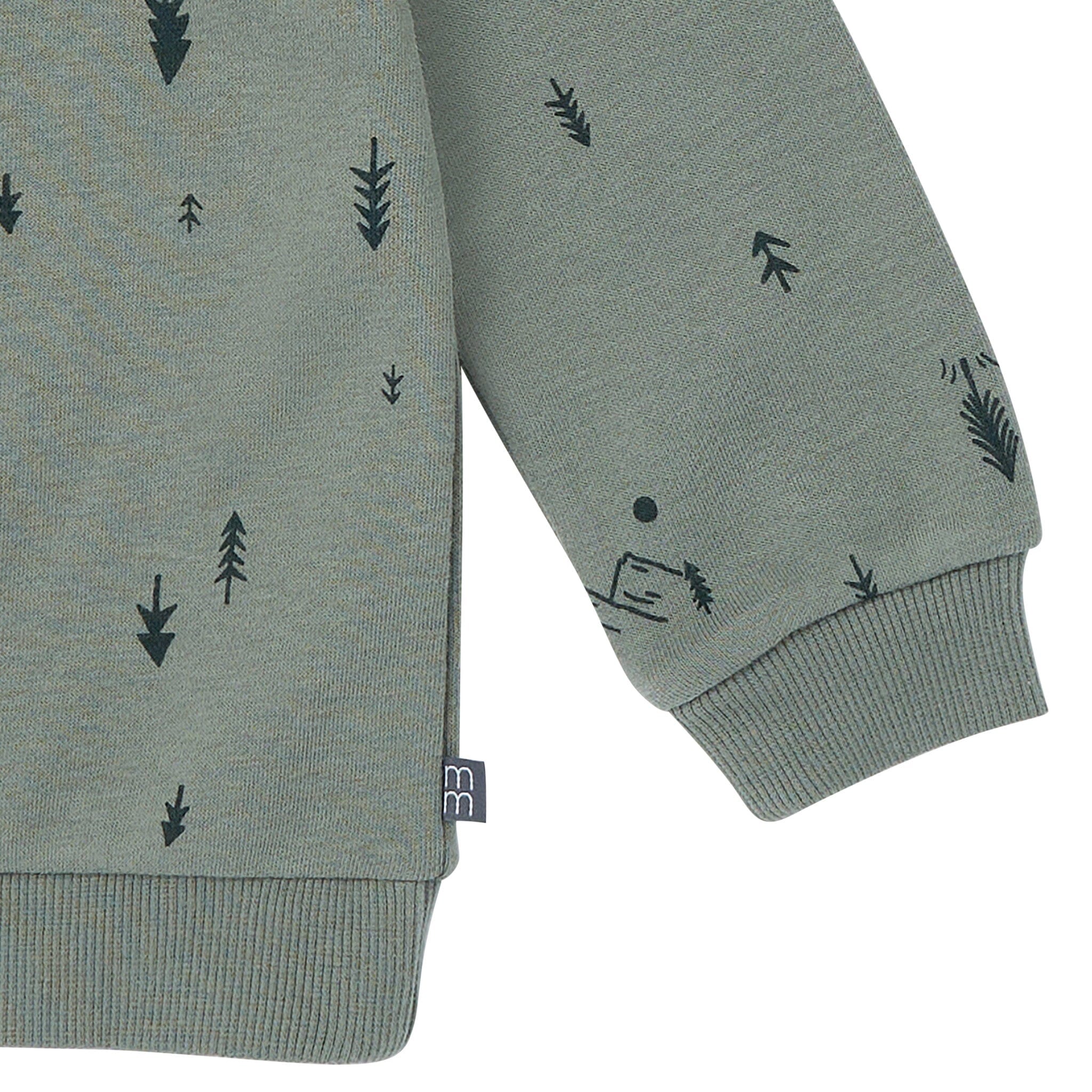 2-Piece Boys Trees & Mountains Sweatshirt and Jogger Set - Image 4