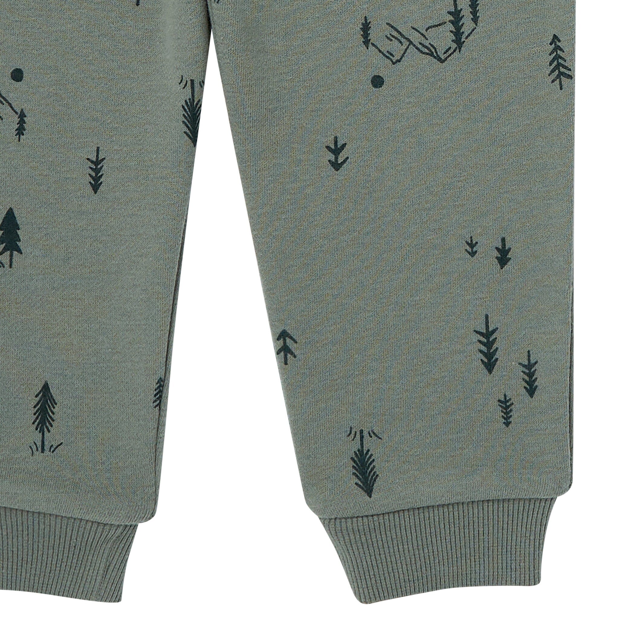 2-Piece Boys Trees & Mountains Sweatshirt and Jogger Set - Image 7