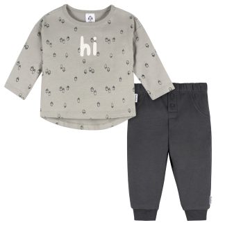 2-Piece Baby Boys Acorns Long Sleeve Top & Jogger Set