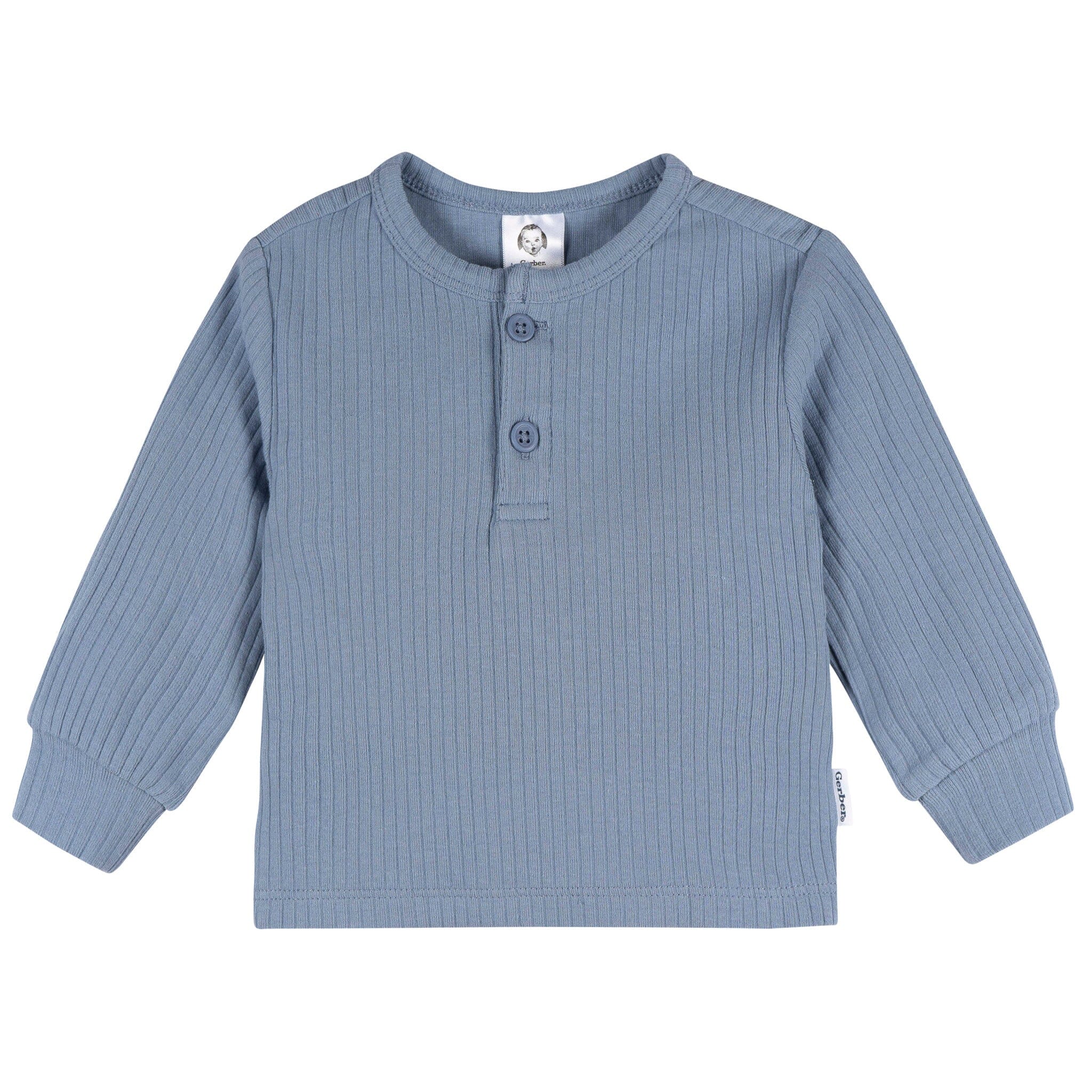 2-Piece Baby Boys Troposphere Blue Top and Active Pant Set - Image 2