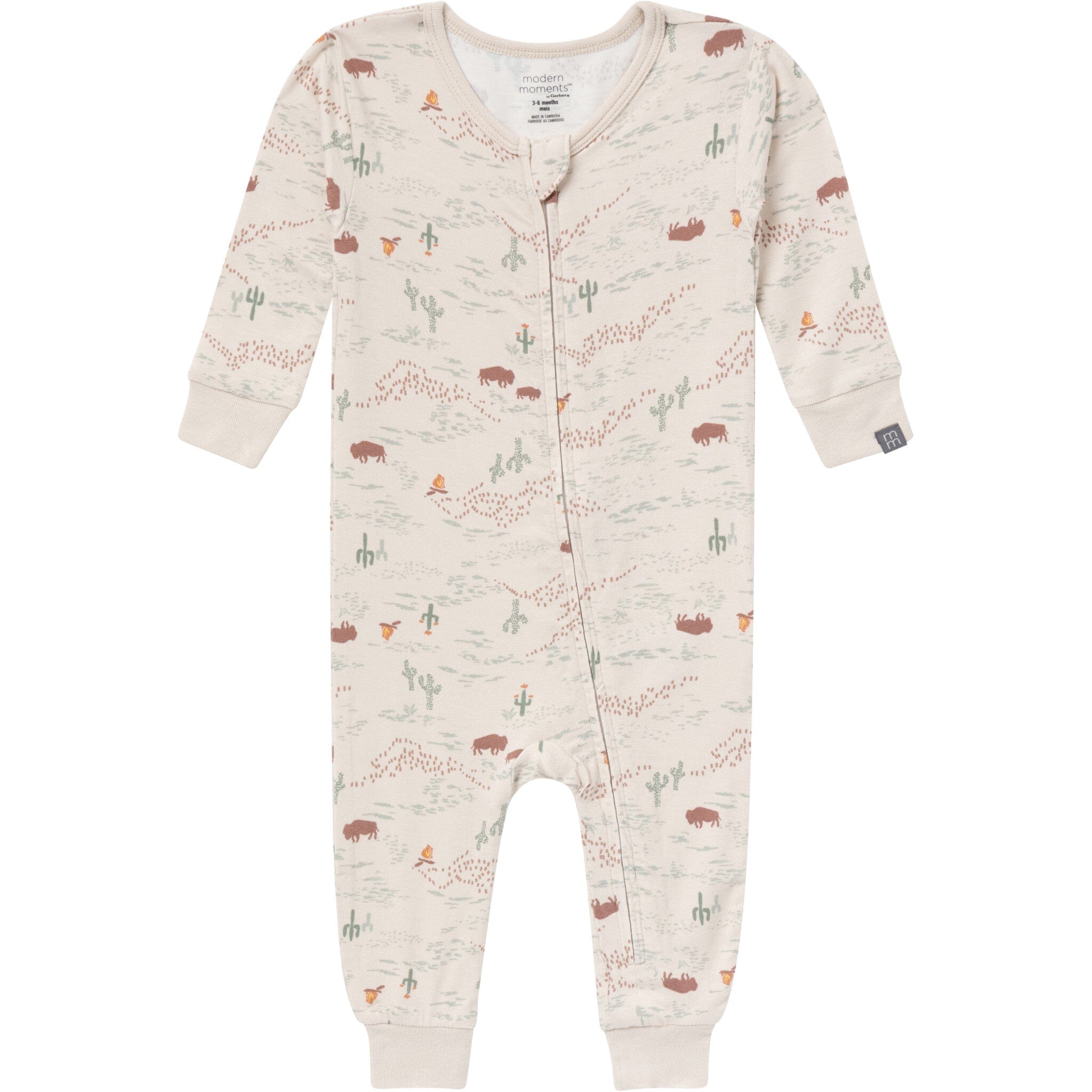 2-Pack Baby & Toddler Boys Buffalo Desert Viscose Snug Fit Footless Pajamas - Image 3
