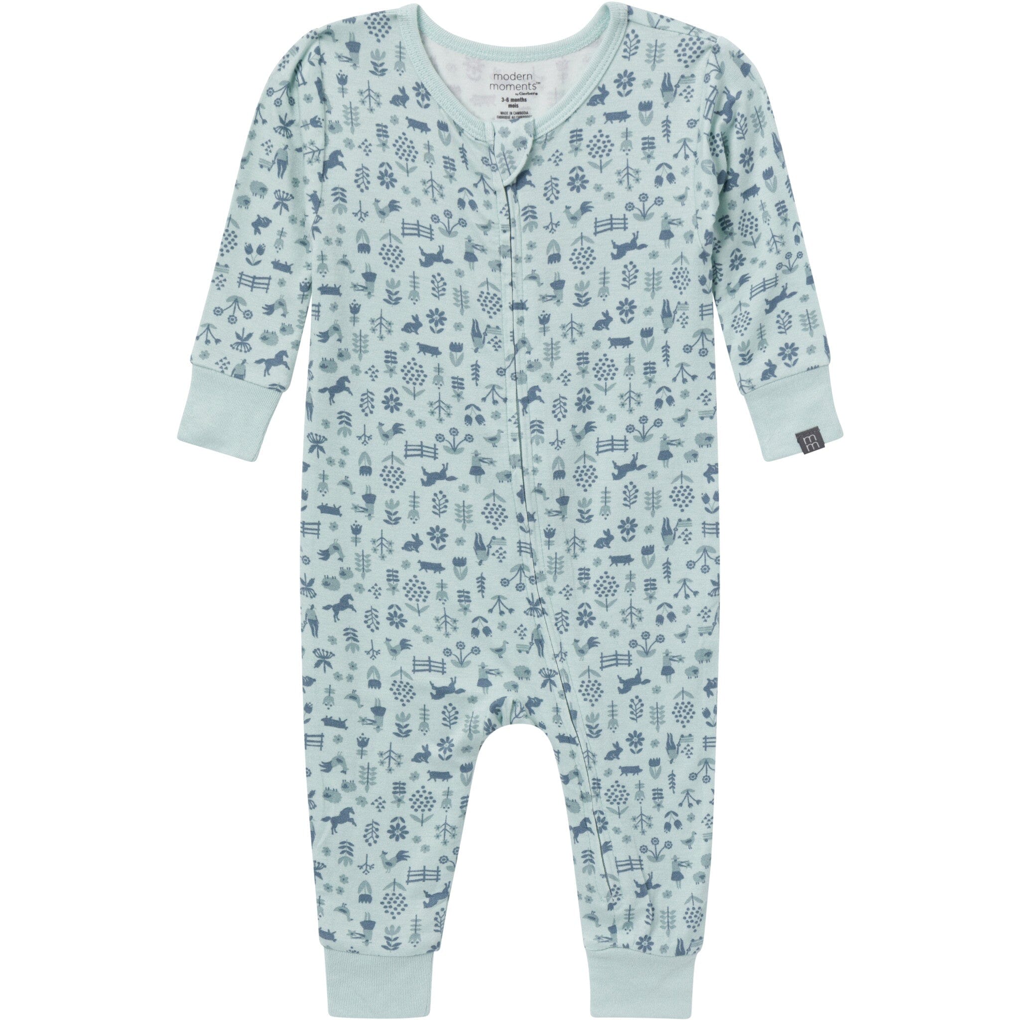 2-Pack Neutral Horse Ranch Viscose Snug Fit Footless Pajamas - Image 6