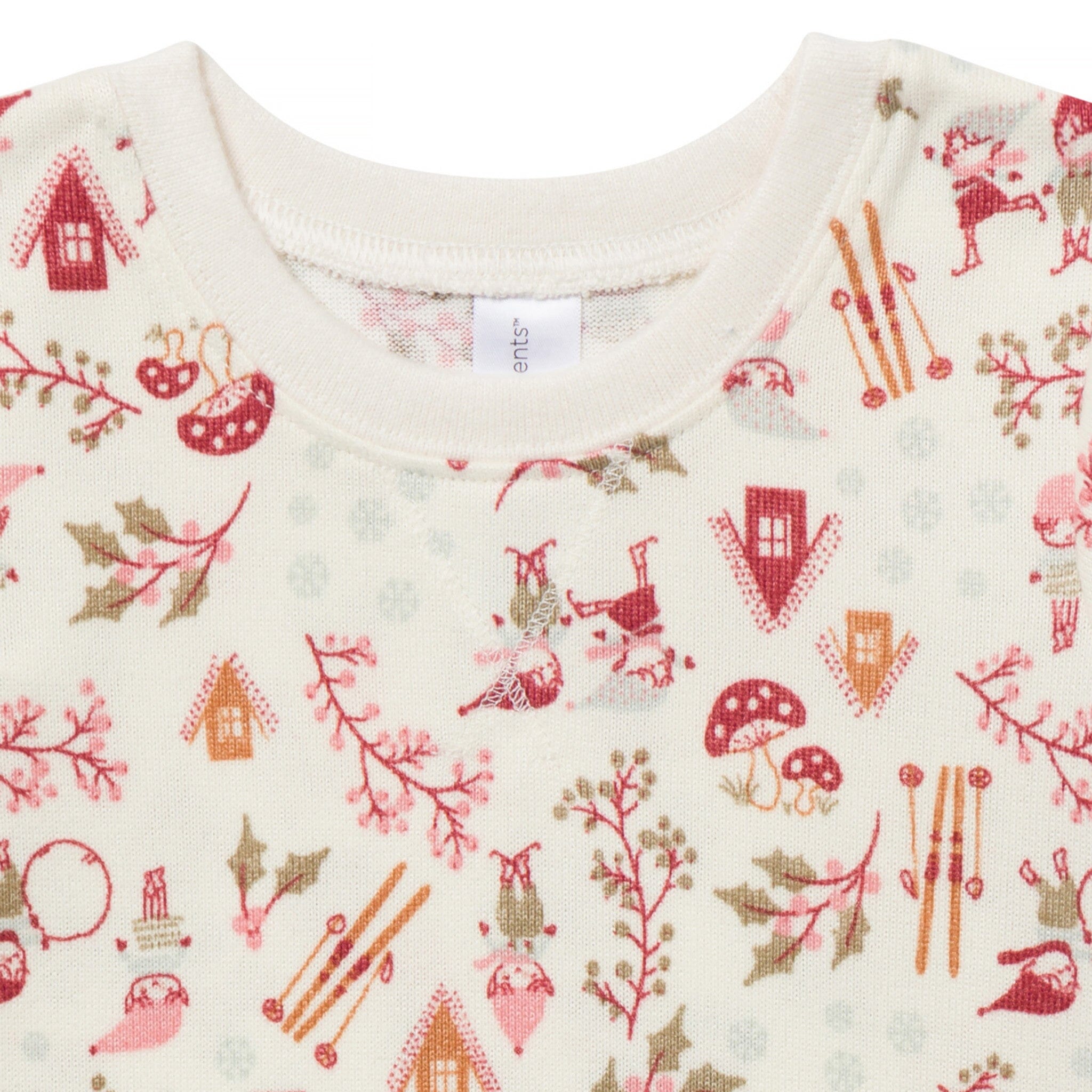 2-Piece Girls Winter Joy Snug Fit Pajama Set - Image 3