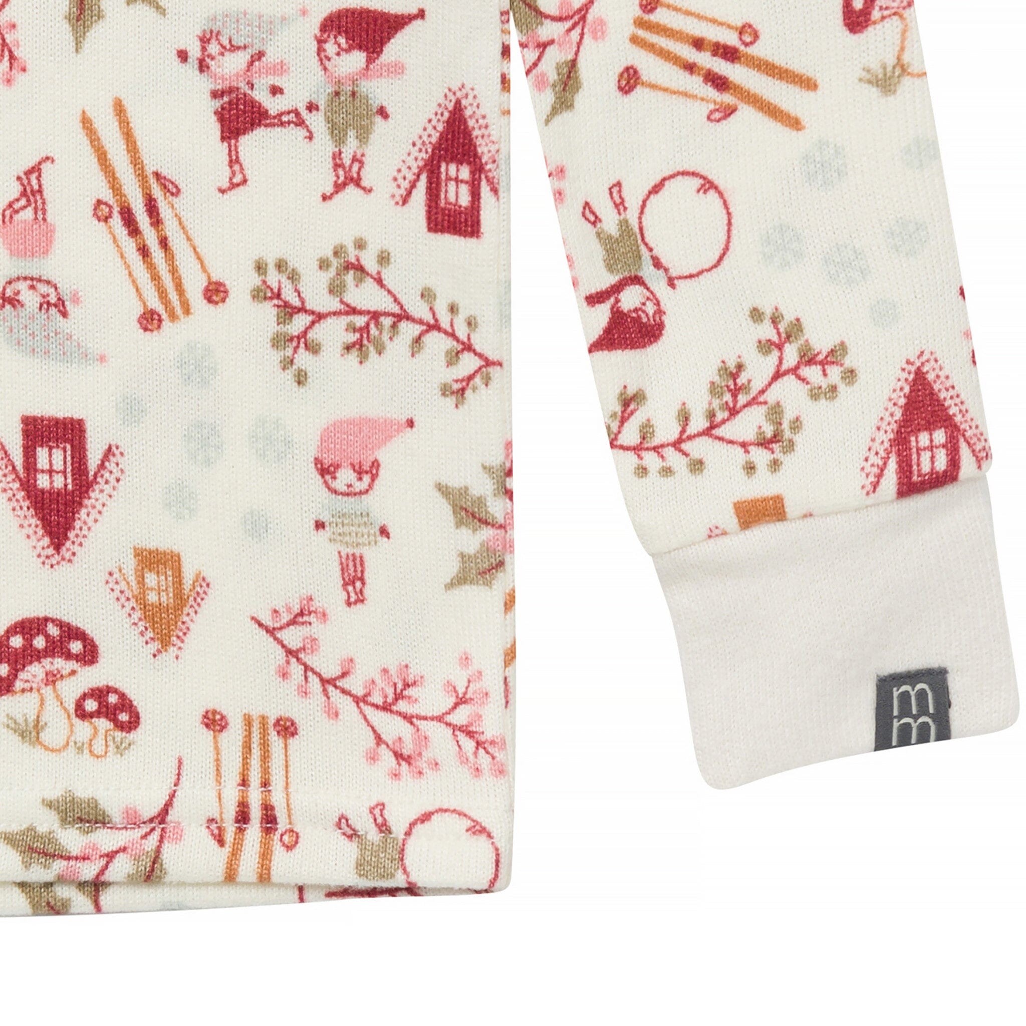 2-Piece Girls Winter Joy Snug Fit Pajama Set - Image 4