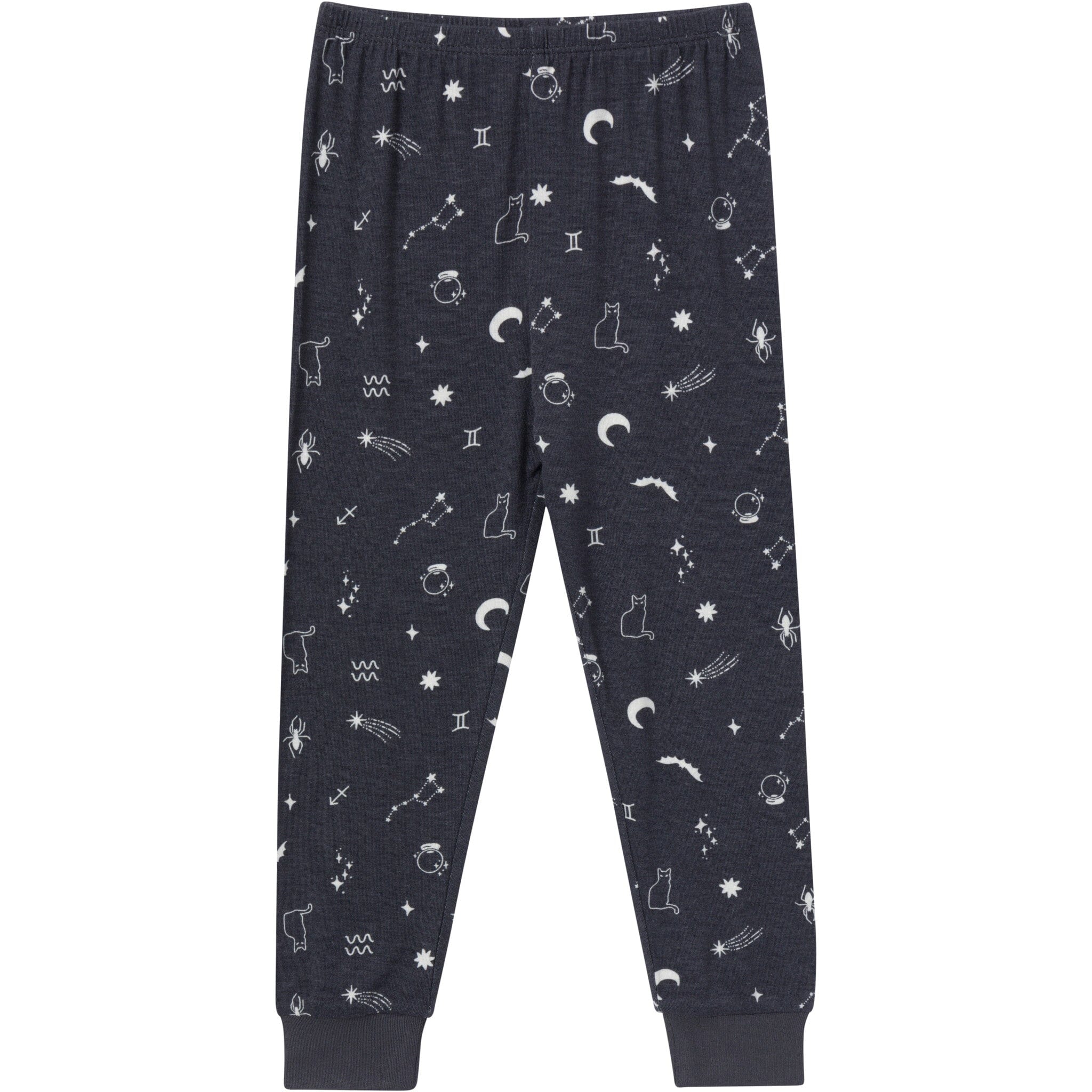 2-Piece Neutral Halloween Night Viscose Snug Fit Pajama Set - Image 5