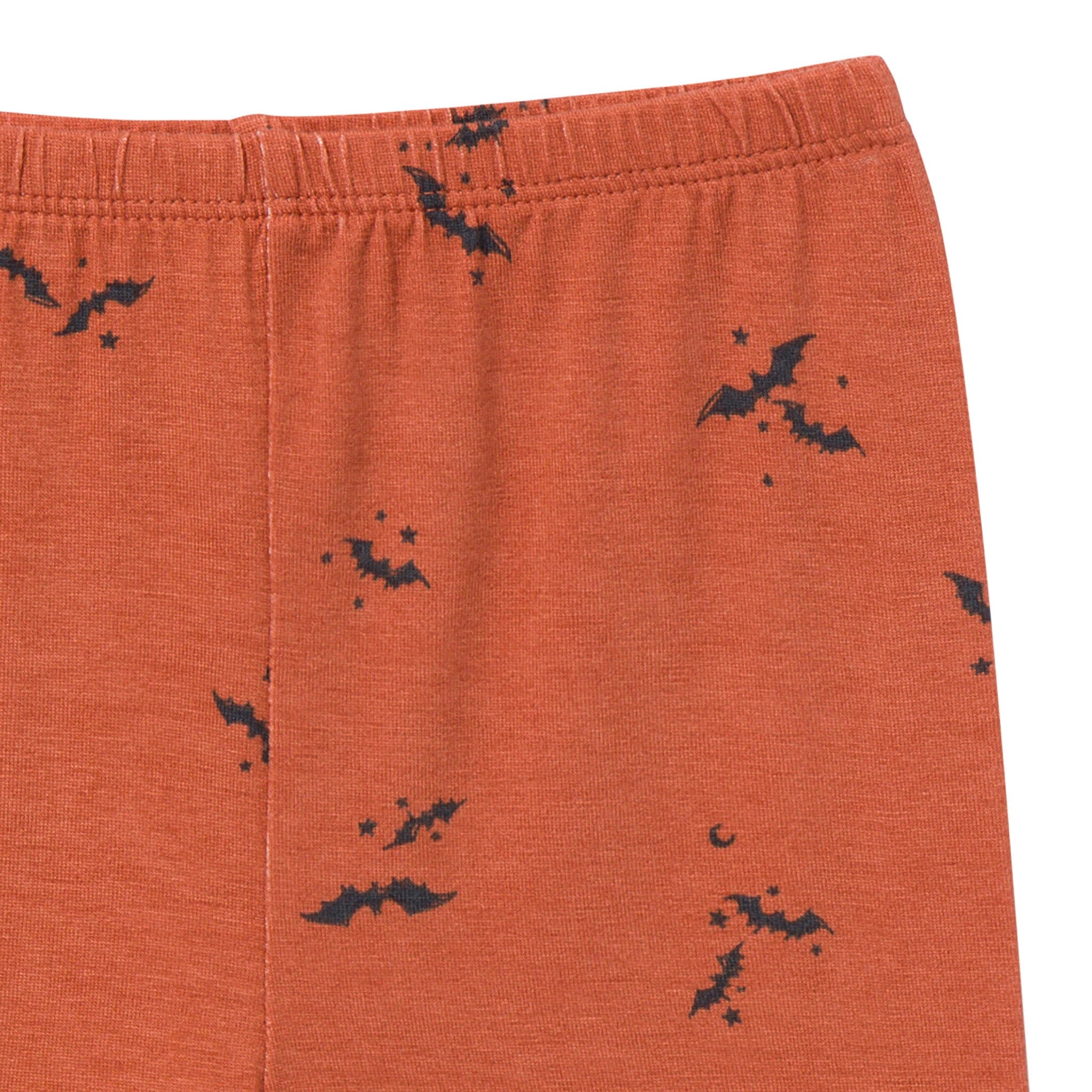 2-Piece Neutral Autumn Bats Snug Fit Pajama Set - Image 6