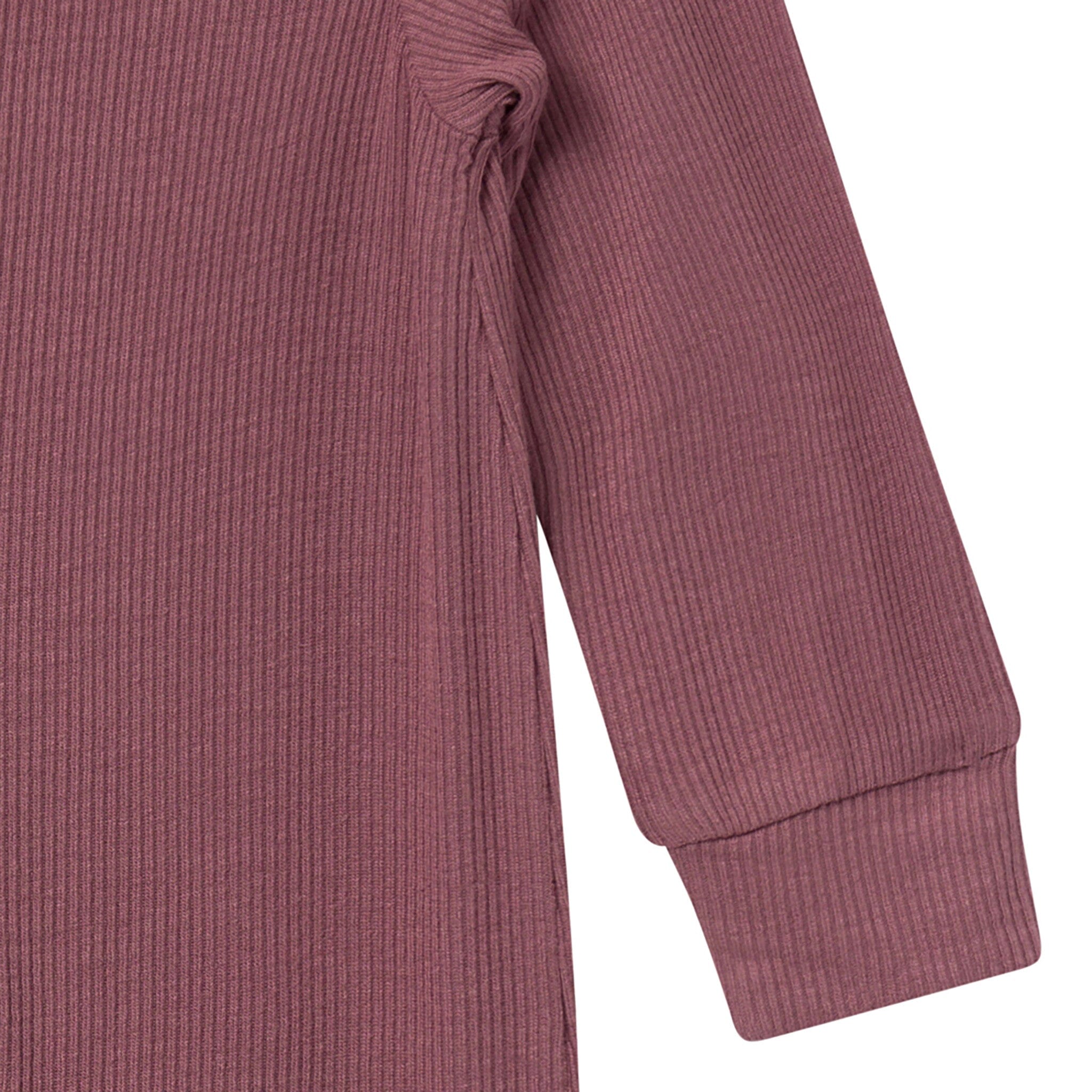 2-Pack Baby Neutral Plums Zip Front Viscose Rompers - Image 4