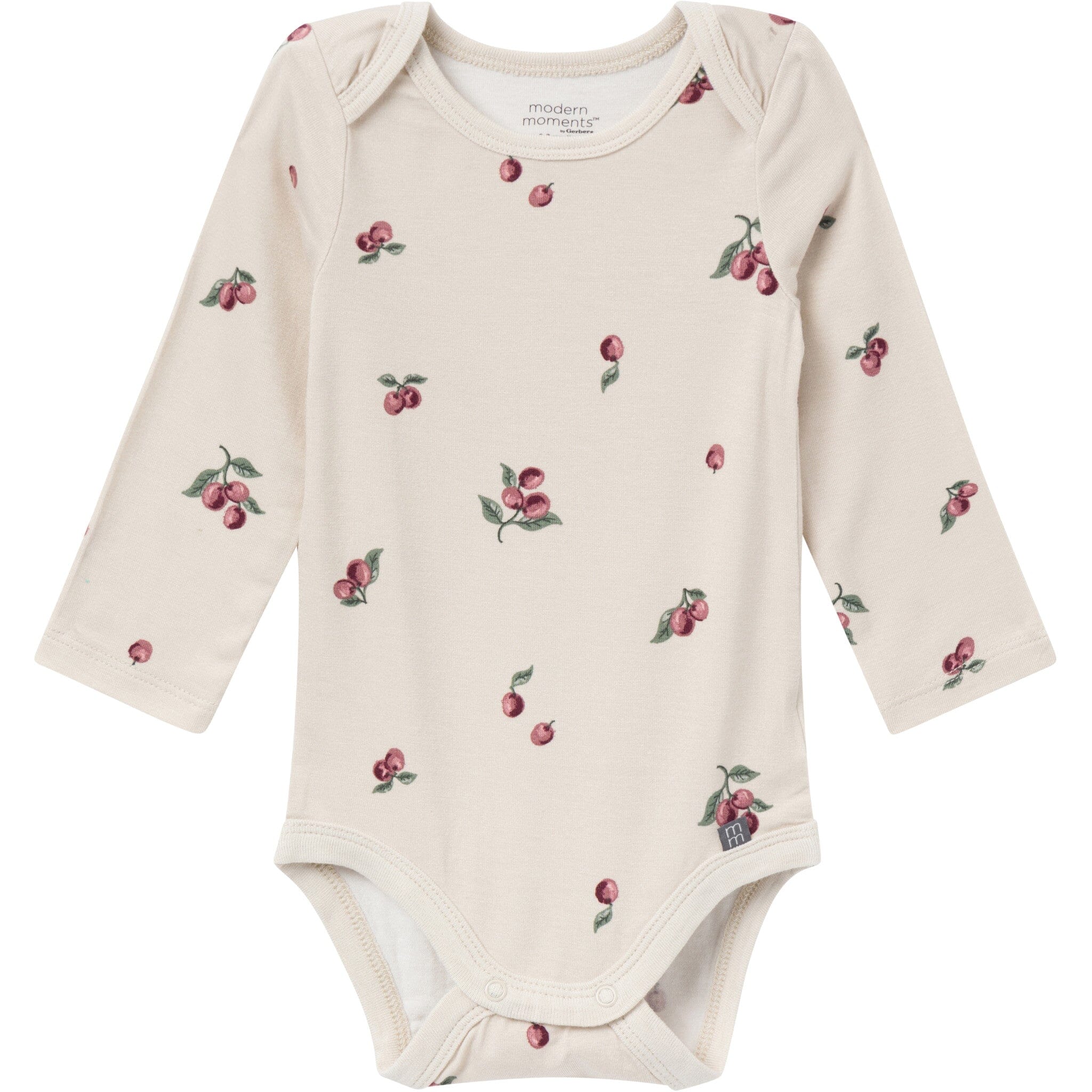 4-Piece Baby Neutral Plums Viscose Bodysuits and Pants Set - Image 4