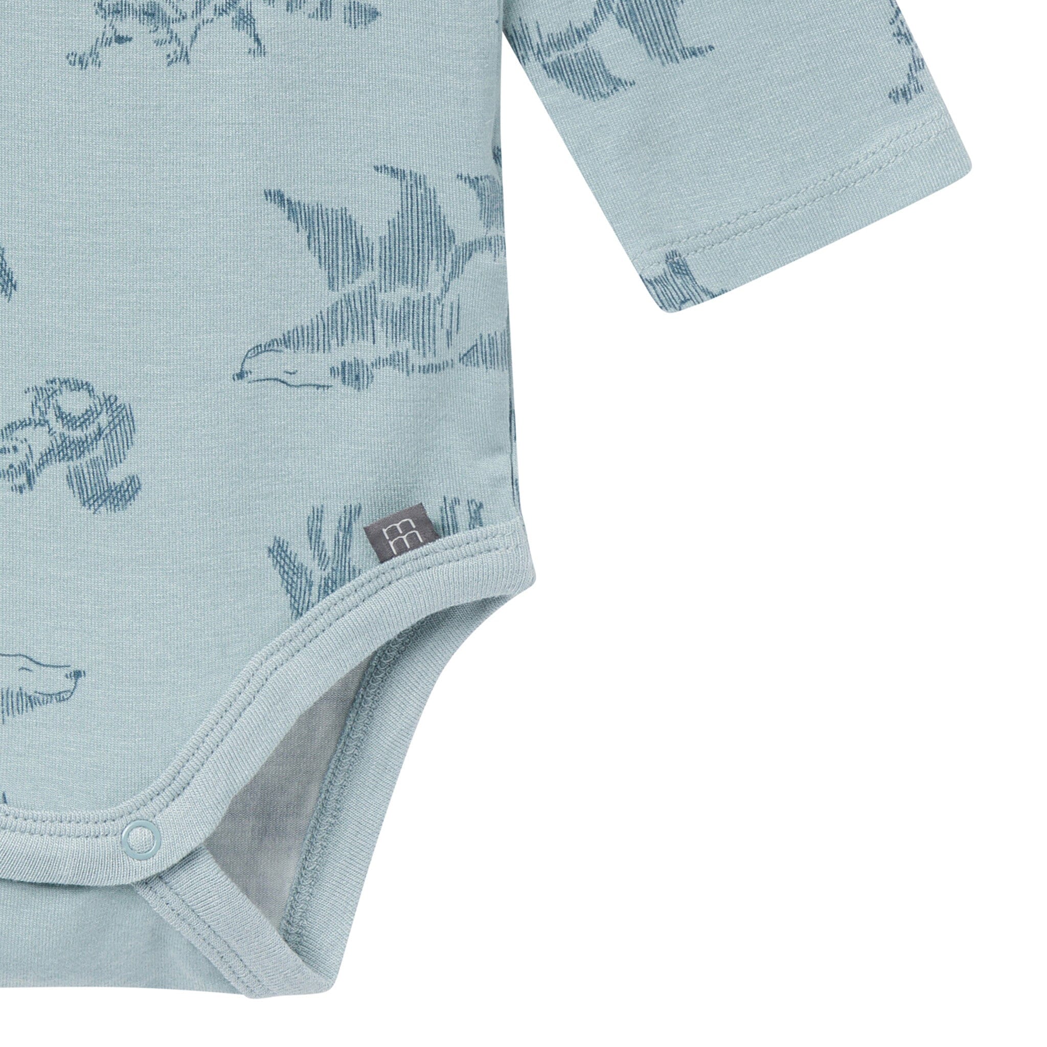 4-Piece Baby Boys Woodland Animals Viscose Bodysuits and Pants Set - Image 6