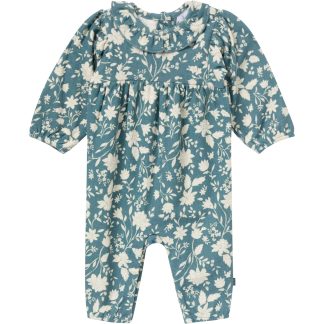 Baby Girls Heritage French Floral Ruffle Collar Romper