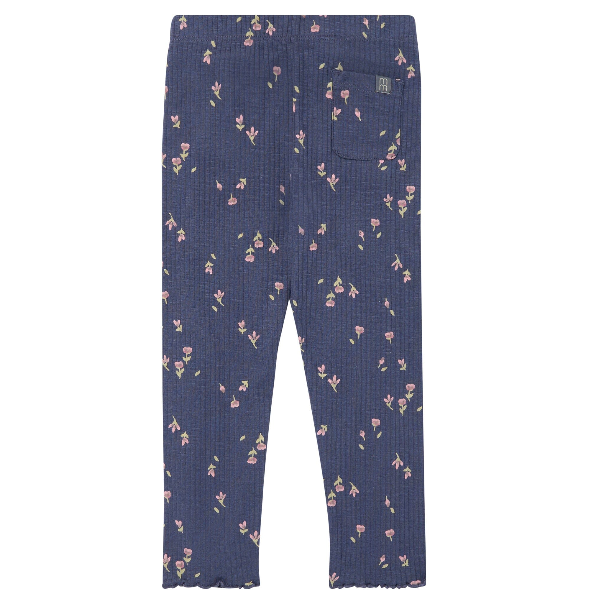 4-Piece Infant & Toddler Girls Purple Flowers Ruffle Tops and Leggings Set - Image 10