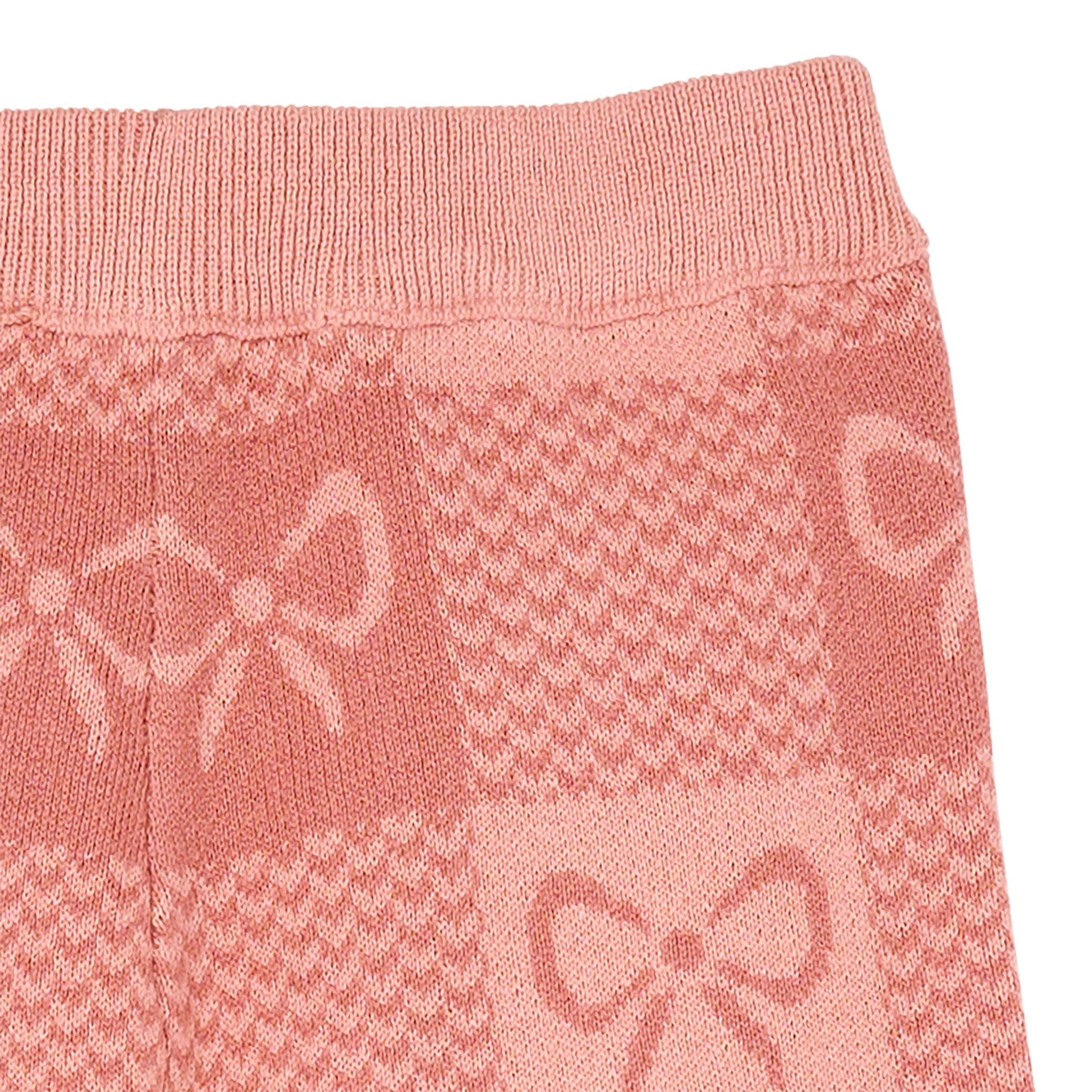 2-Piece Girls Pink Bows Check Sweater Top and Pant Set - Image 8