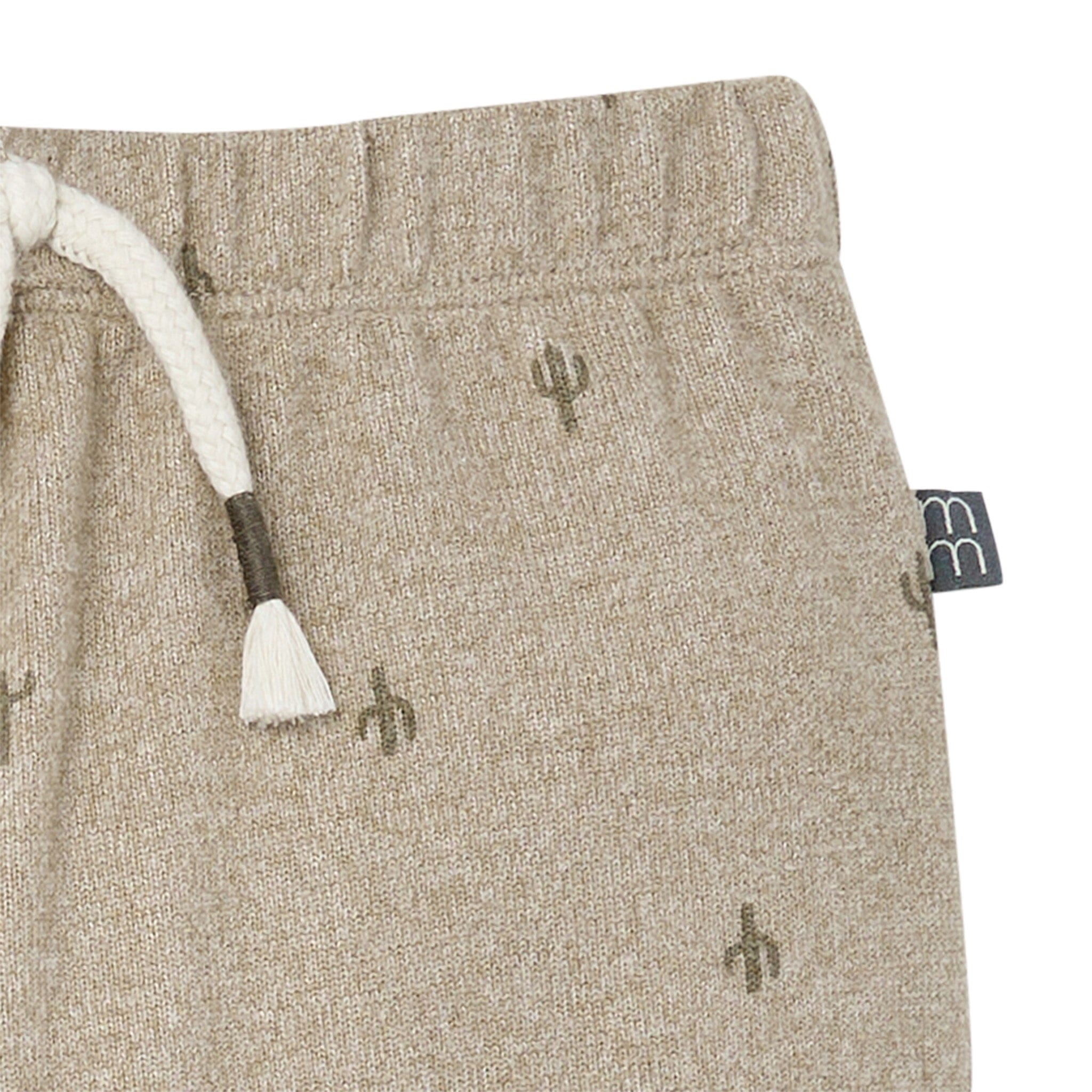 2-Piece Baby Boys Olive Cactus Hacci Top and Pants Set - Image 8