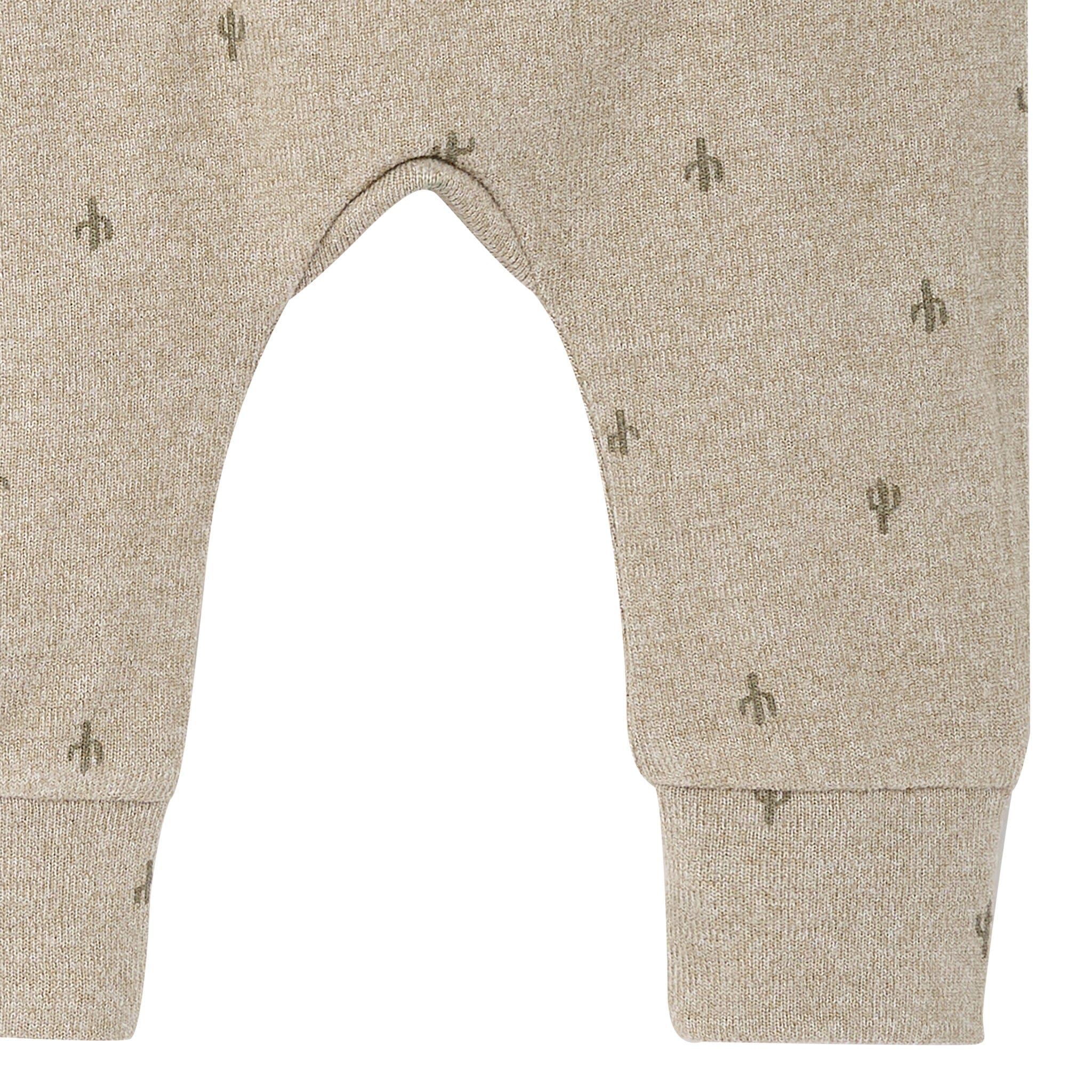 2-Piece Baby Boys Olive Cactus Hacci Top and Pants Set - Image 9