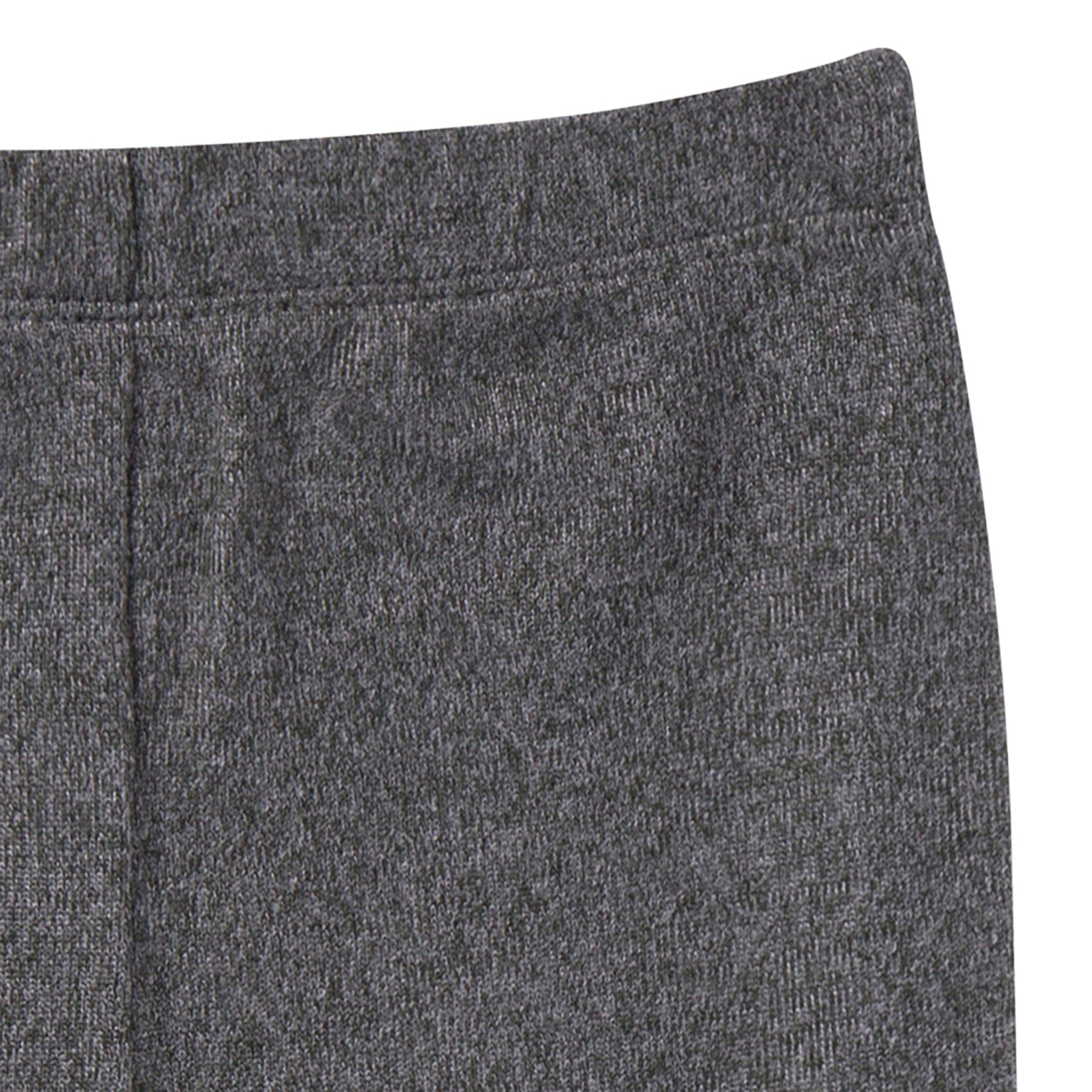 2-Piece Girls Dark Grey Ruffle Collar Top and Flare Pant Set - Image 8