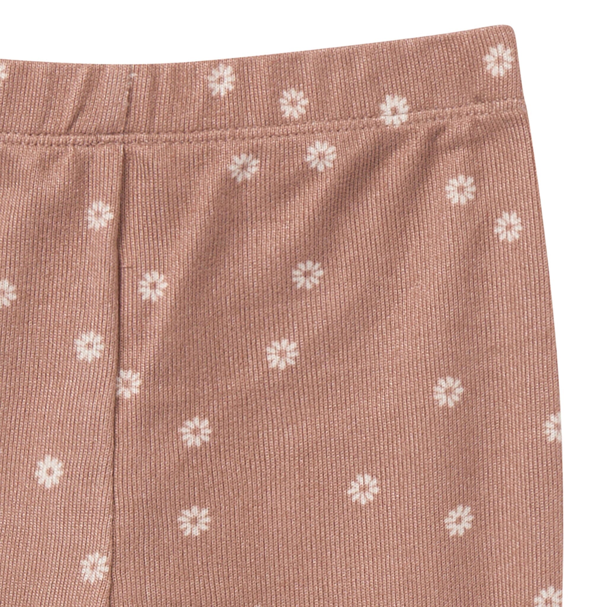 2-Piece Girls Brown Daisies Ruffle Collar Top and Flare Pant Set - Image 7
