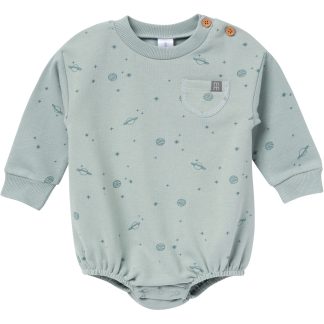 Baby Boys Slate Galaxy Bubble Romper