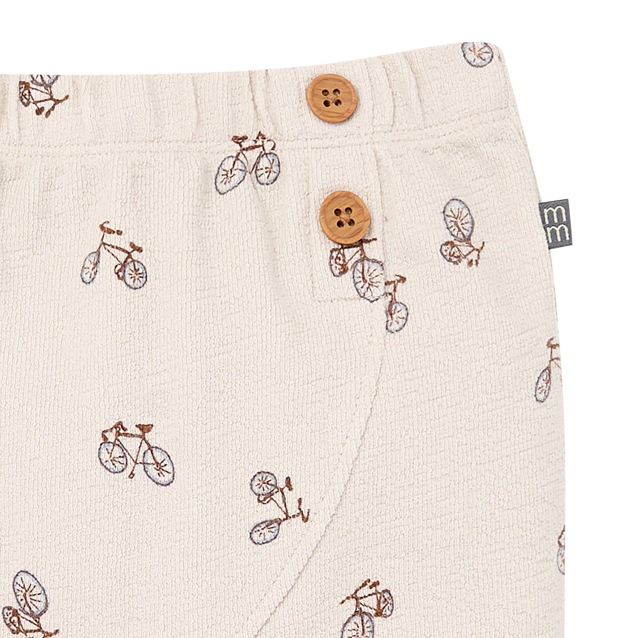 2-Piece Baby Boys Grey Bicycle Raglan Top and Pant Set - Image 6