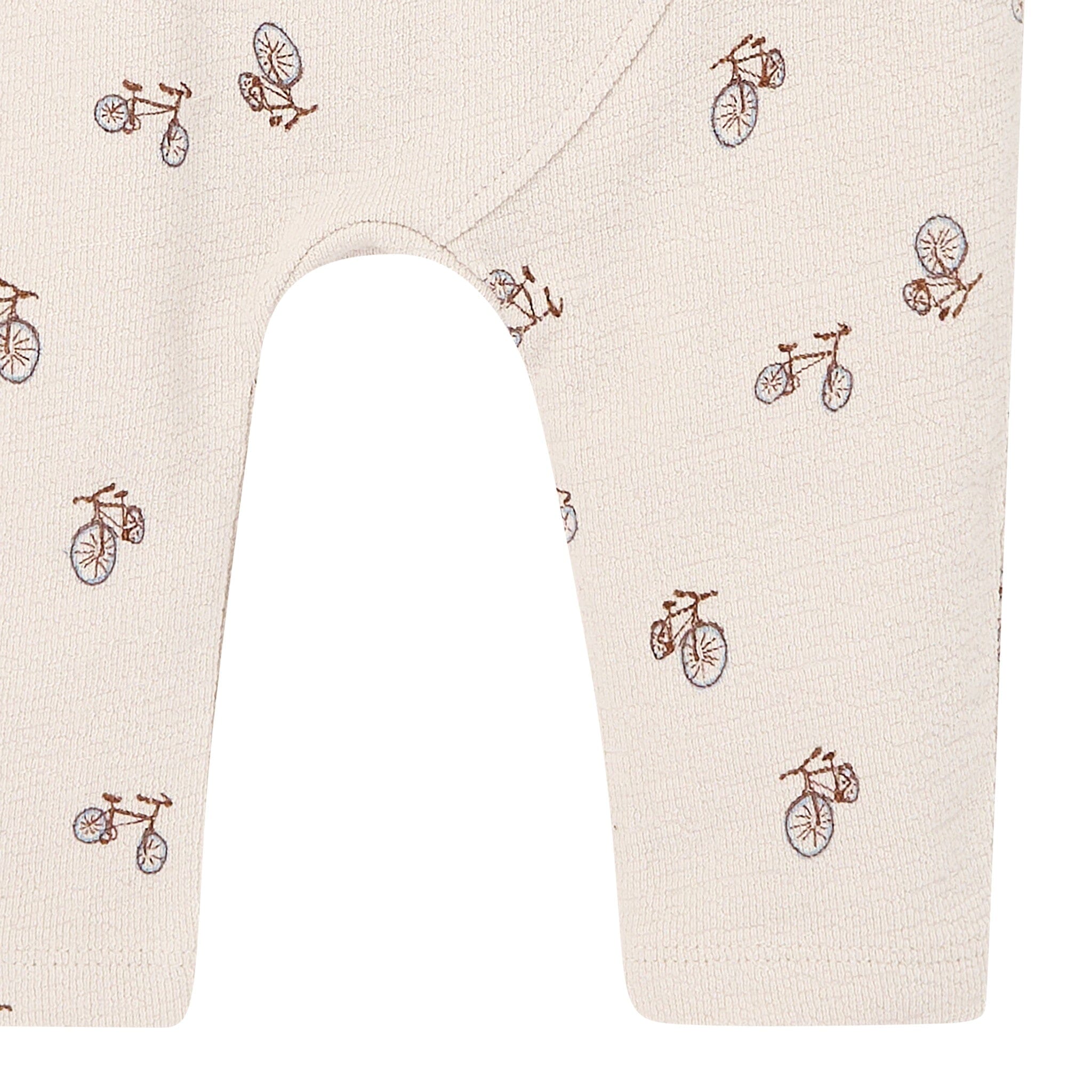 2-Piece Baby Boys Grey Bicycle Raglan Top and Pant Set - Image 7
