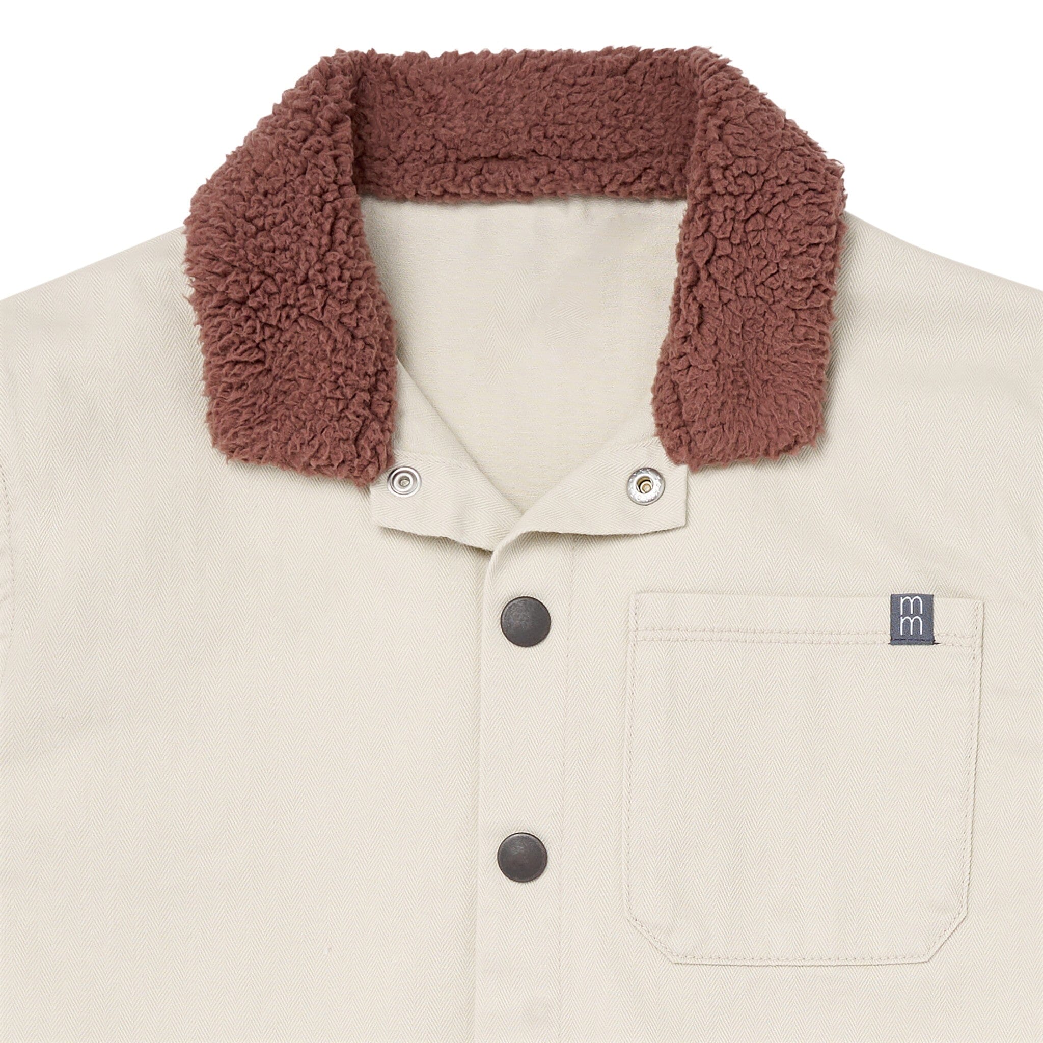Boys Oyster Herringbone Shacket - Image 5