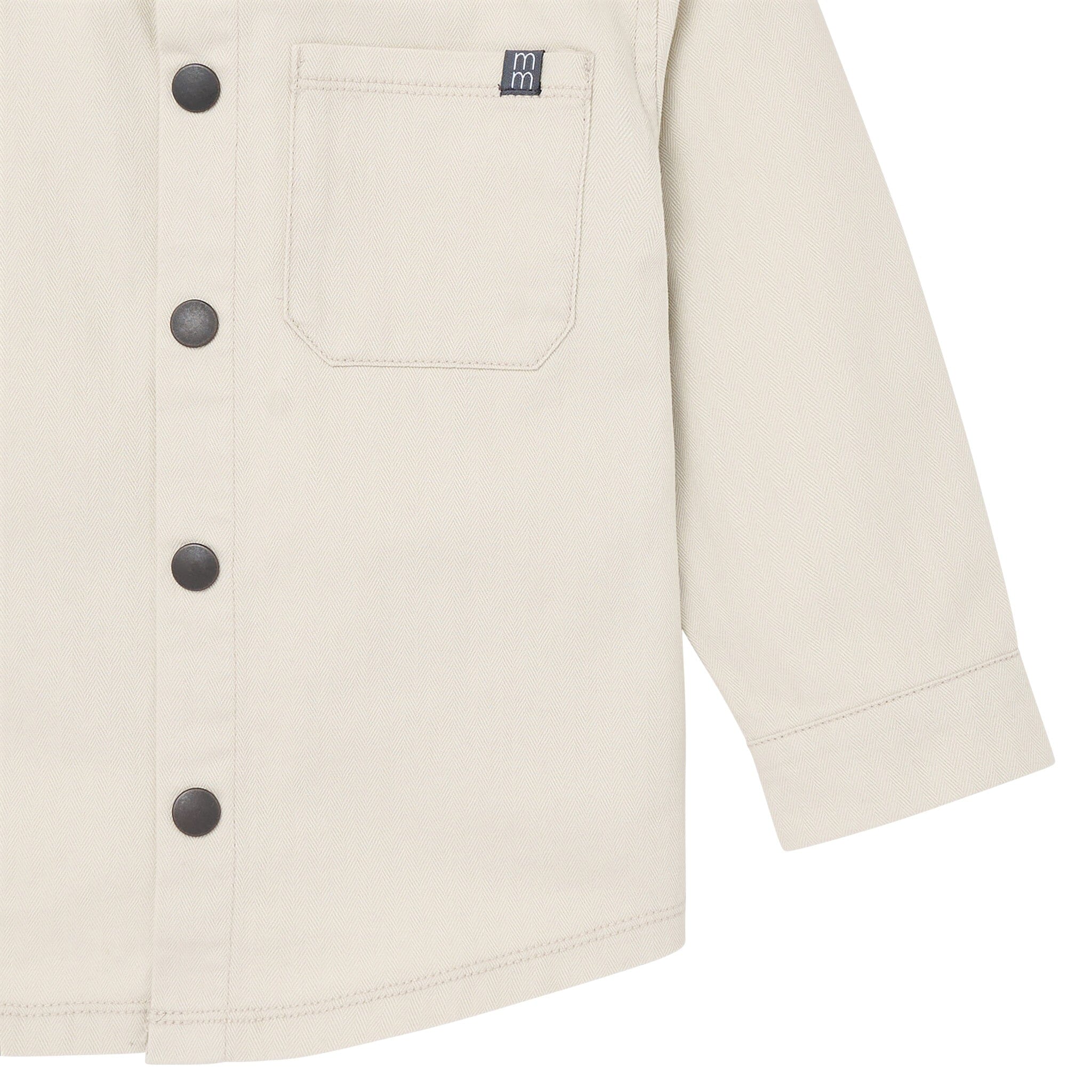 Boys Oyster Herringbone Shacket - Image 7