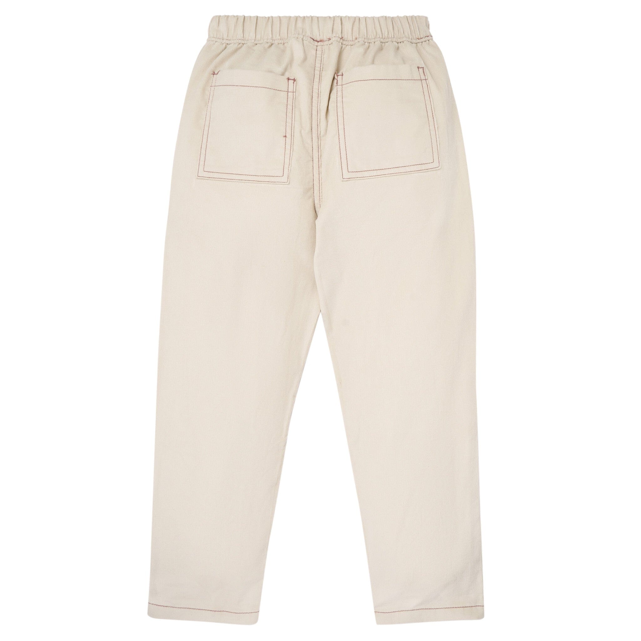 Boys Oyster Gray Corduroy Pants - Image 4