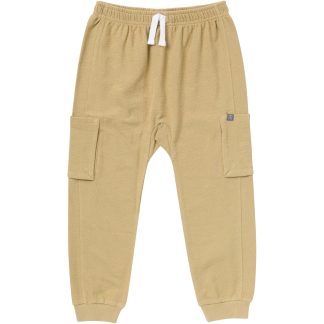 Boys Olive Cargo Pocket Sweatpants