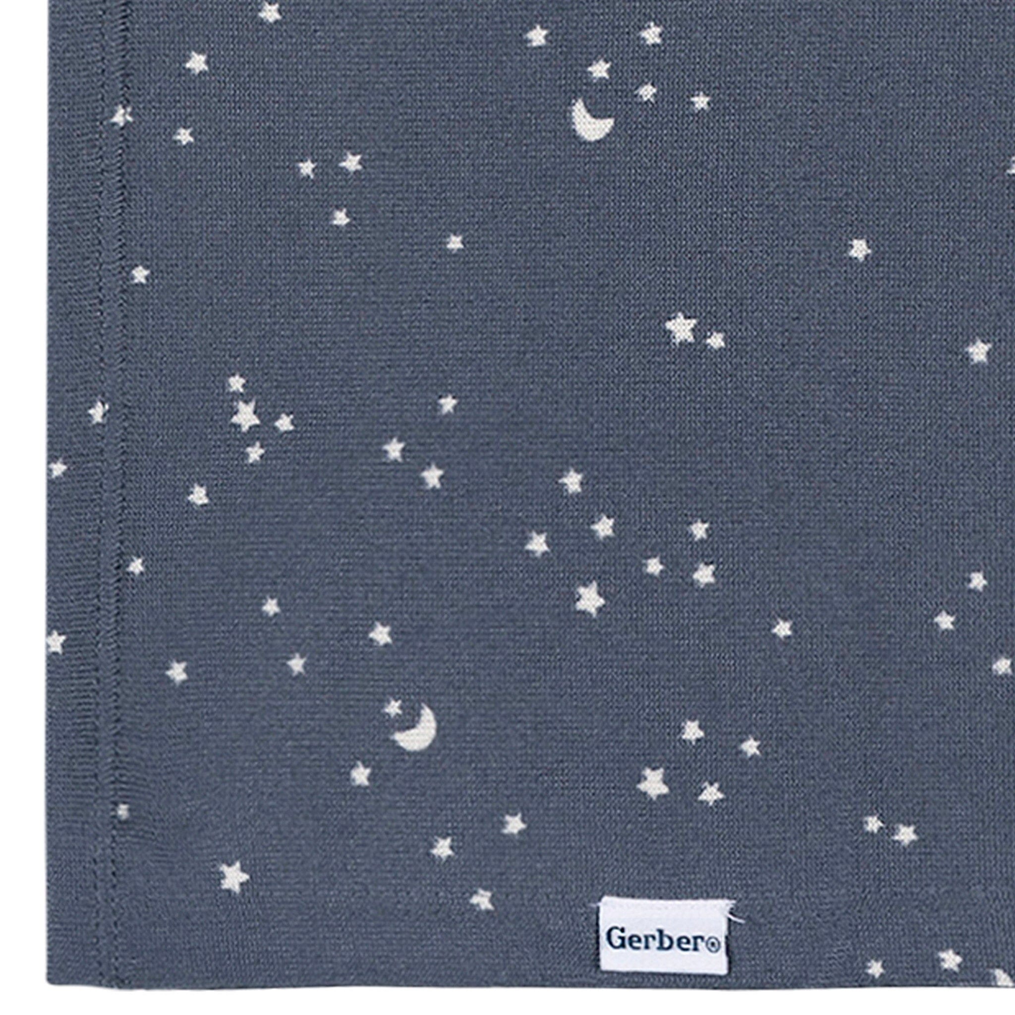 2-Piece Baby Boys Stars & Moon Swaddle and Cap Set - Image 4