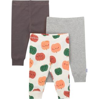 3-Pack Baby Neutral Pumpkins Active Pants