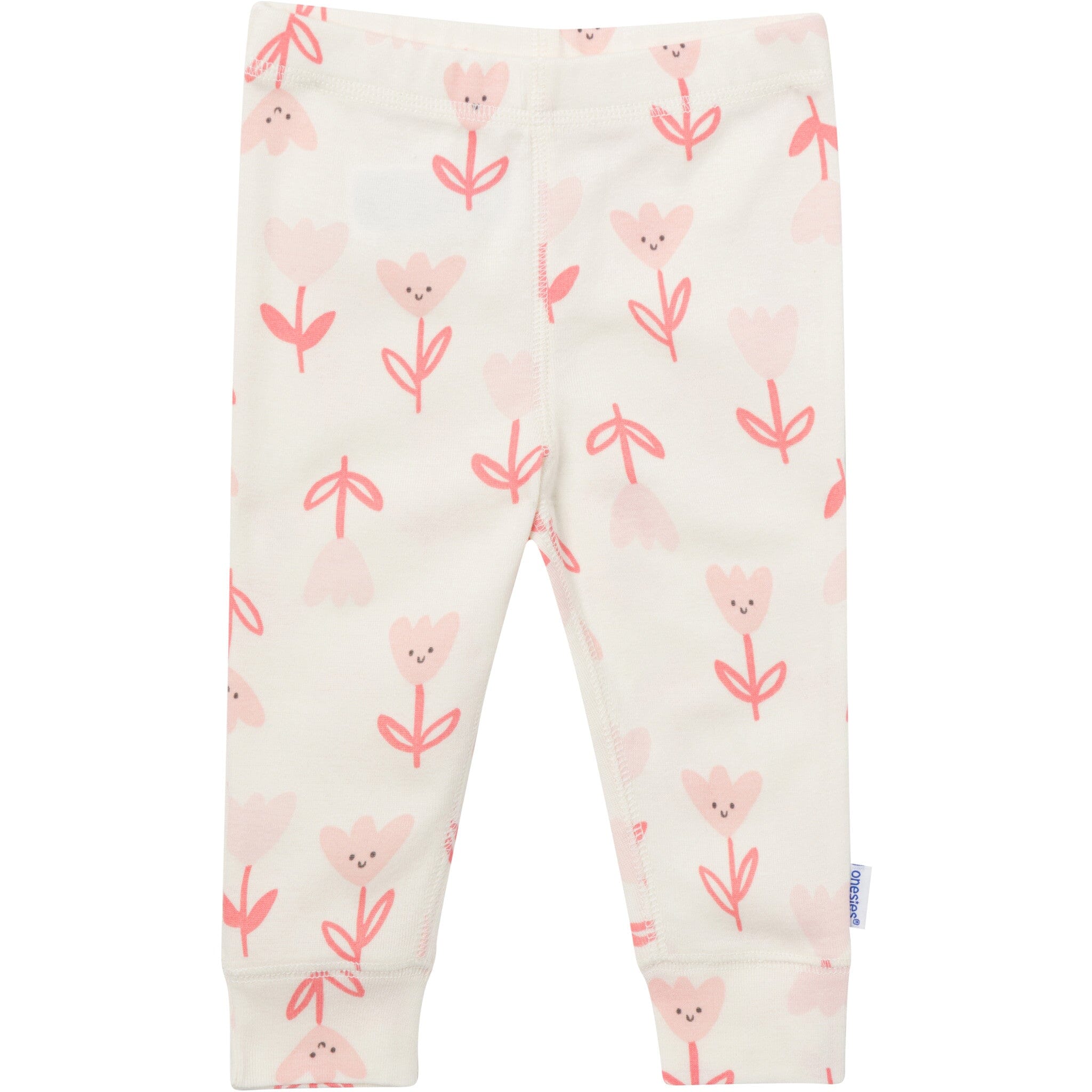 3-Pack Baby Girls Flowers Active Pants - Image 2