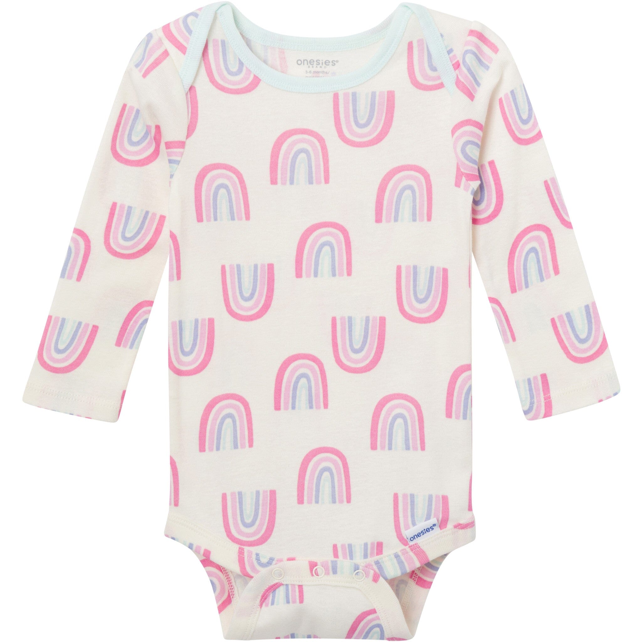 4-Piece Baby Girls Party Rainbow Onesies® Bodysuits and Pants - Image 5