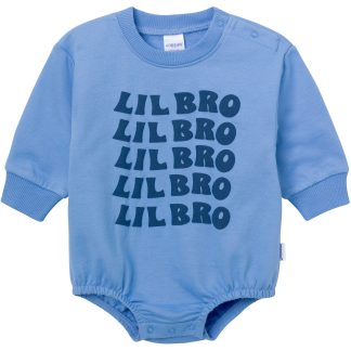 Baby Boys Lil' Bro Sweatshirt Bubble Romper