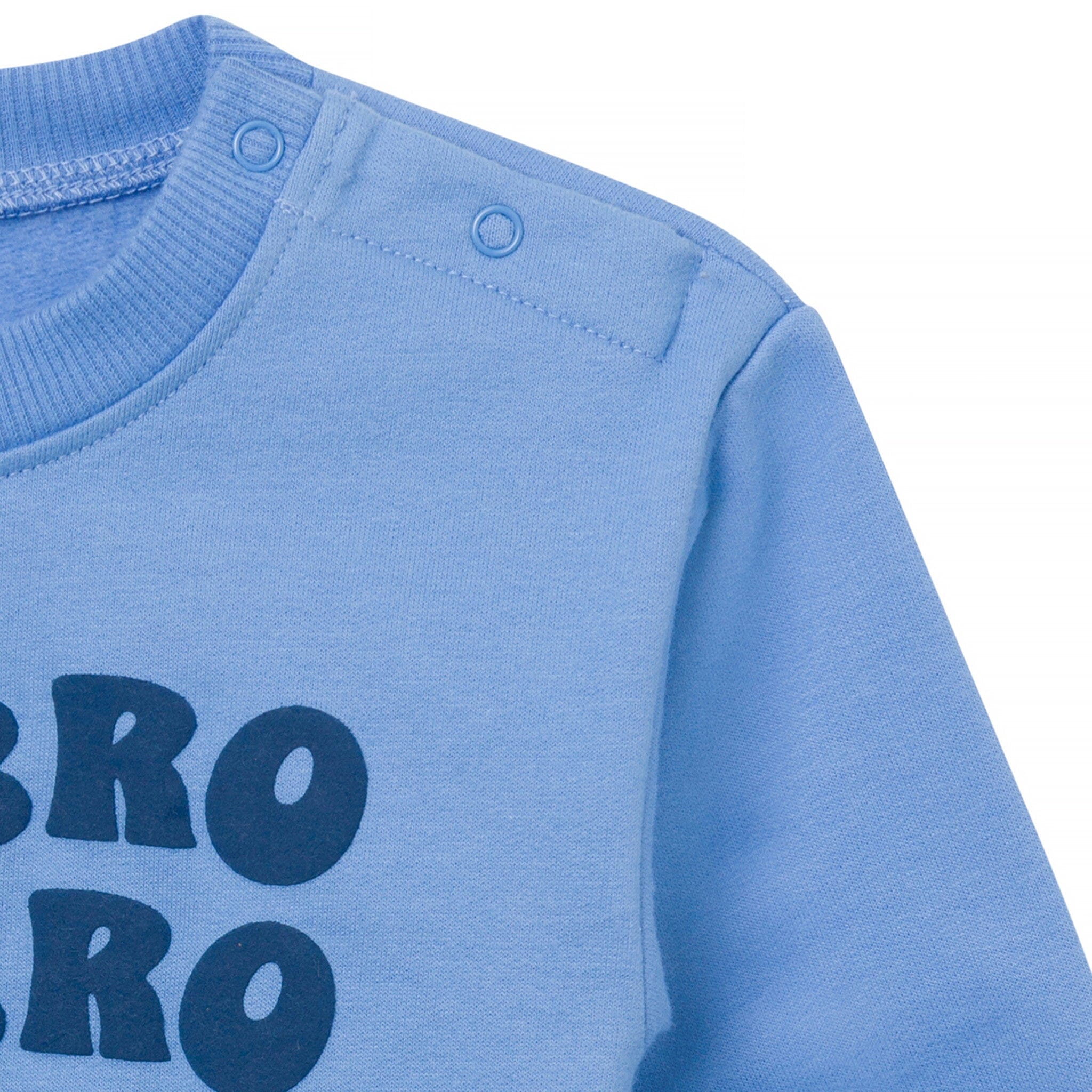 Baby Boys Lil' Bro Sweatshirt Bubble Romper - Image 5