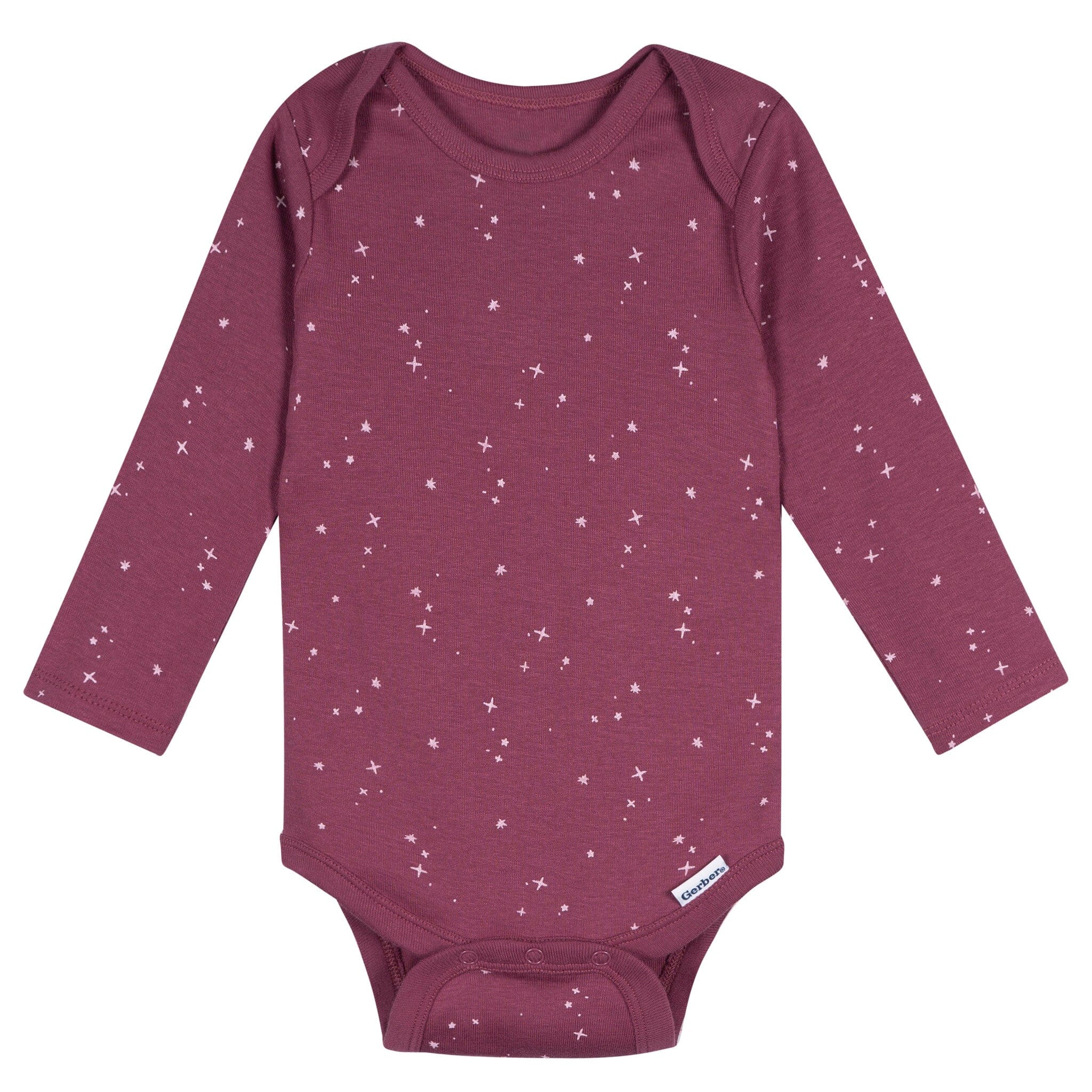 5-Pack Baby Girls Flowers Long Sleeve Bodysuits - Image 6