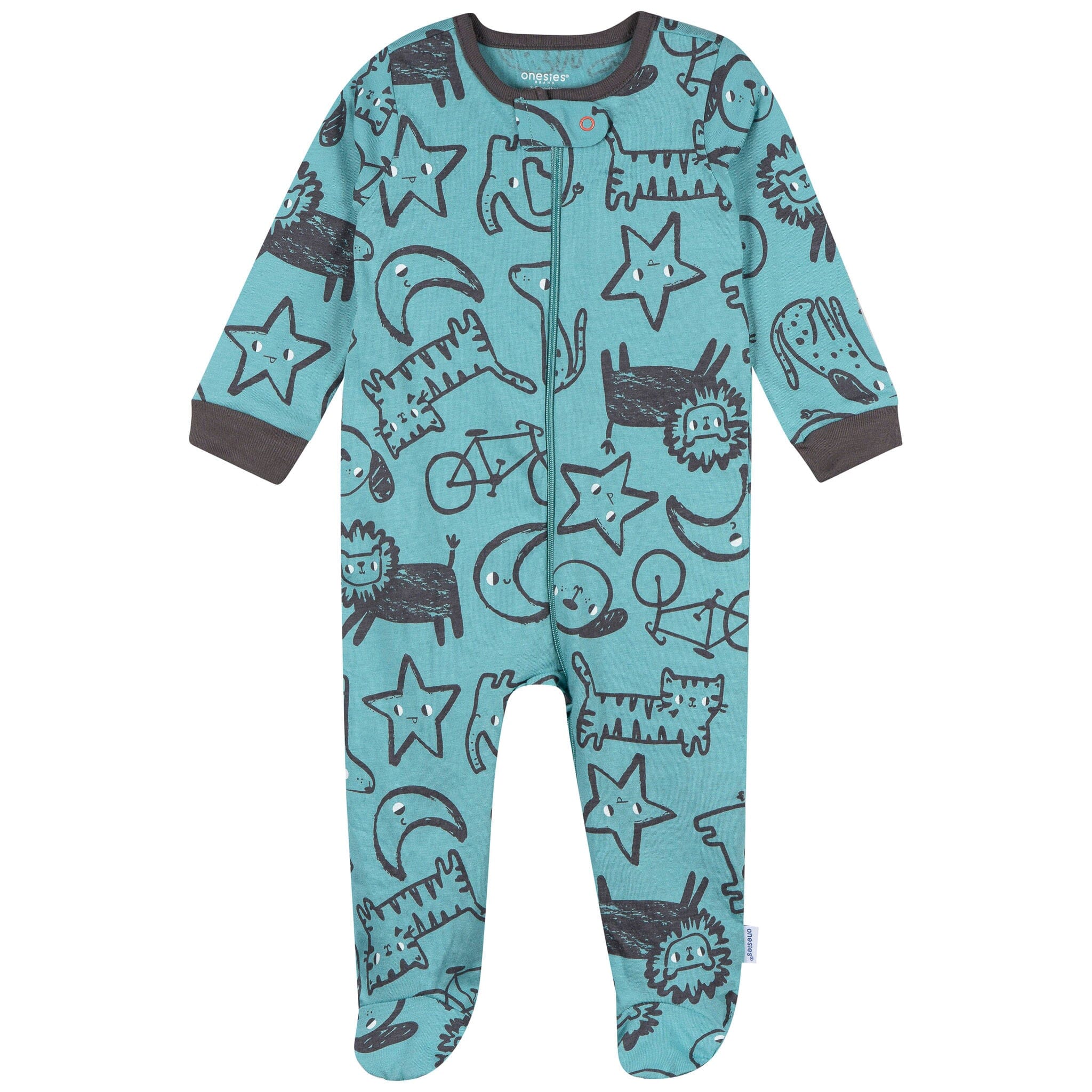 4-Pack Baby Boys Animals Sleep 'N Play - Image 5