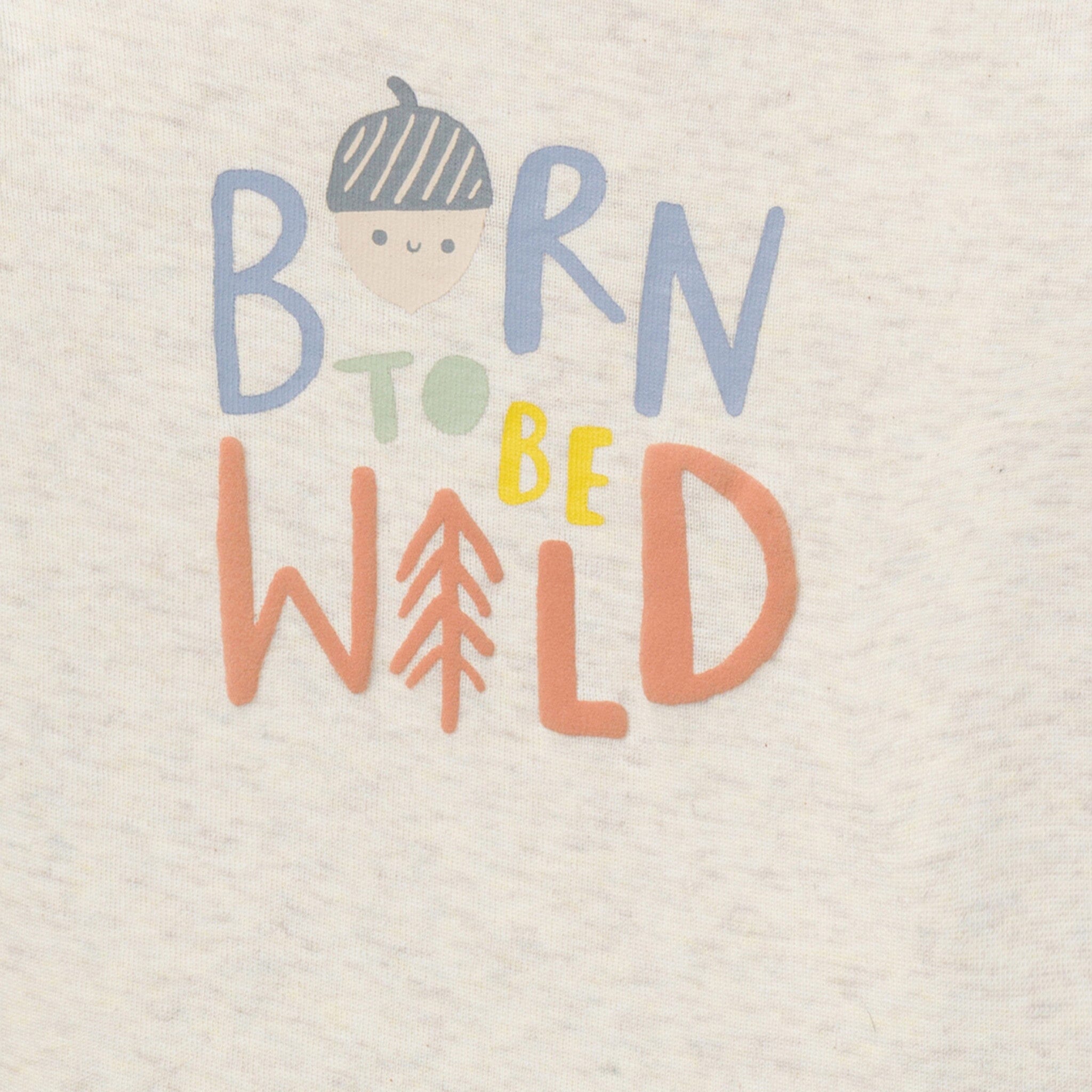 3-Pack Baby Boys Born To Be Wild Long Sleeve Onesies® Bodysuits - Image 3
