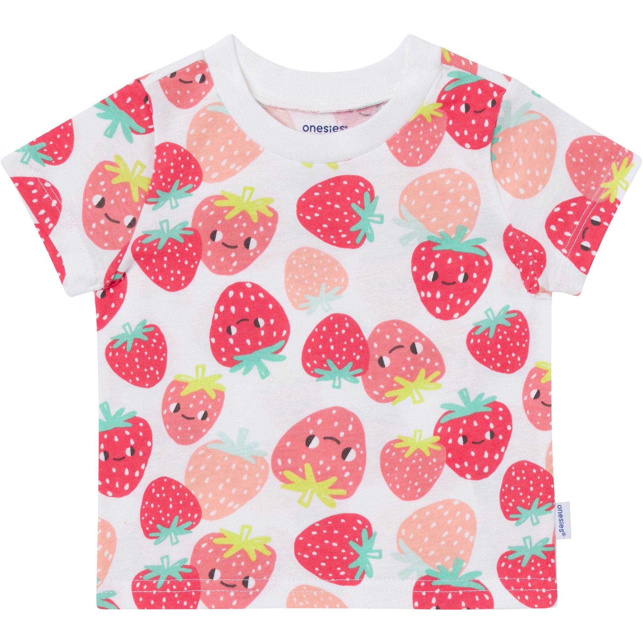 3-Pack Baby Girls Strawberries Tshirt - Image 3