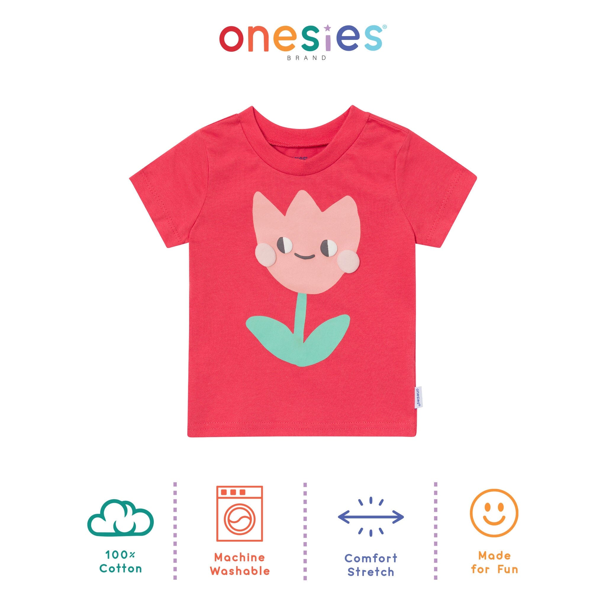 3-Pack Baby Girls Strawberries Tshirt - Image 5