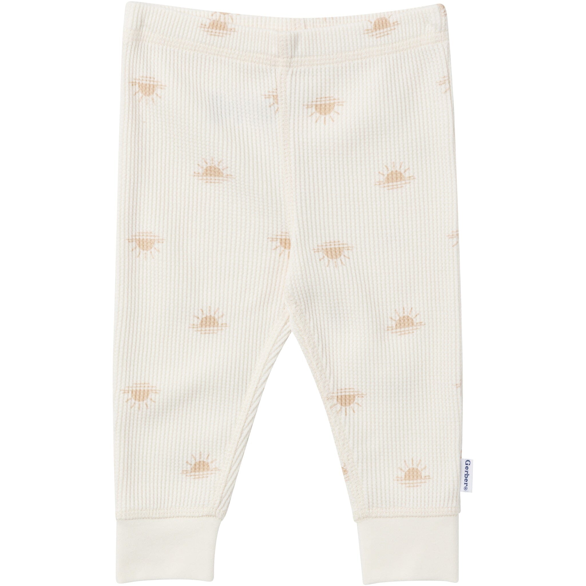 2-Piece Baby Neutral Yellow Sun Onesies® Bodysuit and Pants Set - Image 3
