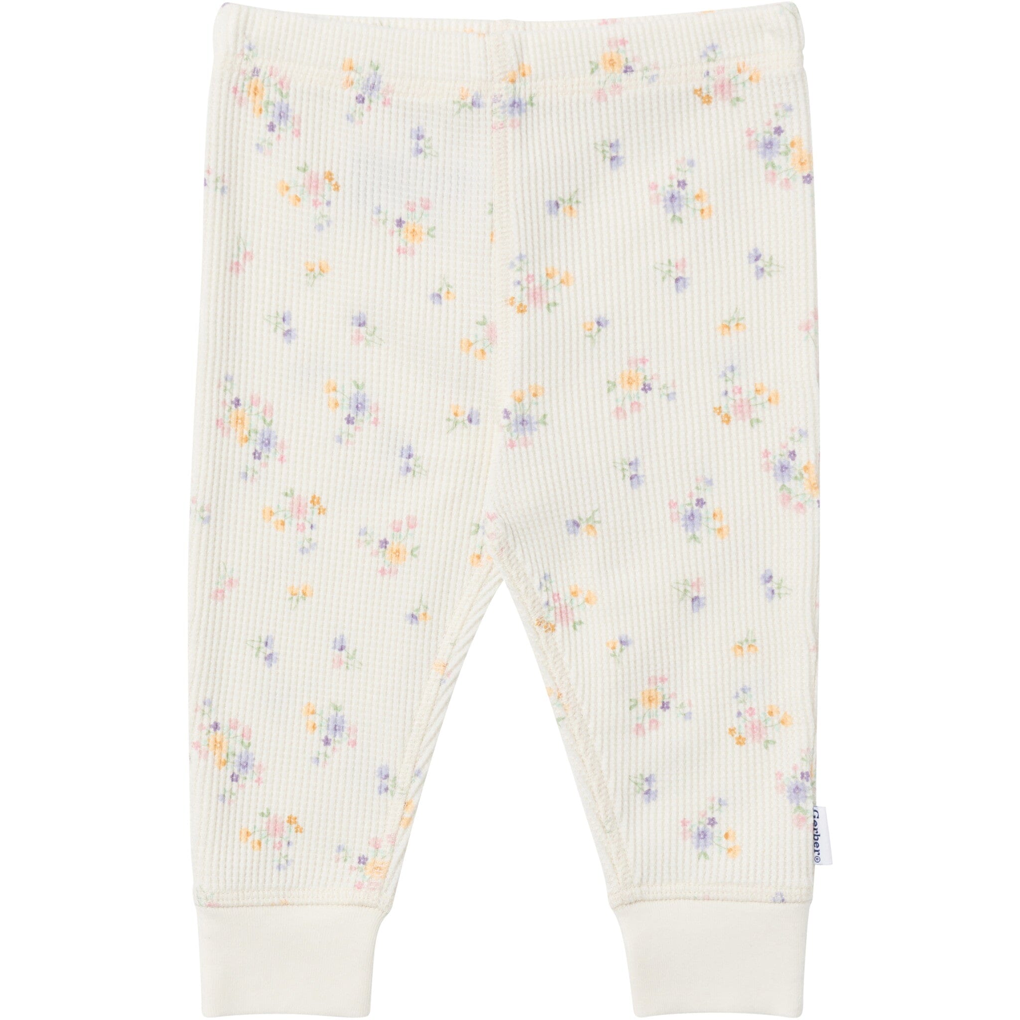 2-Piece Baby Girls Ditsy Floral Onesies® Bodysuit and Pants Set - Image 3