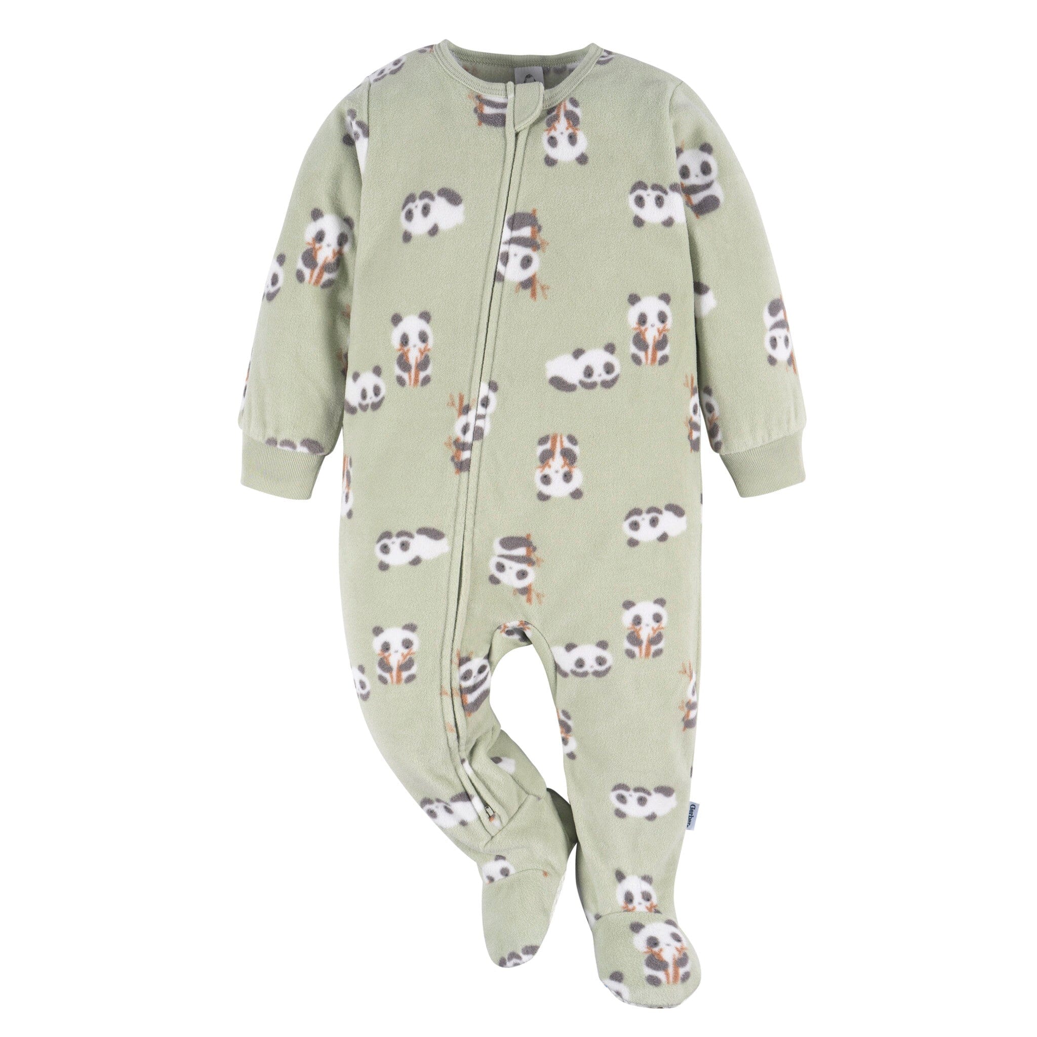 Baby & Toddler Neutral Pandas Footed Fleece Pajamas