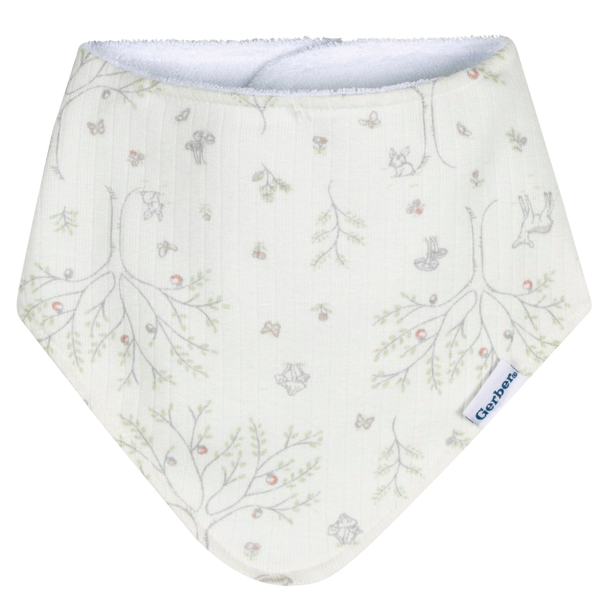 3-Pack Baby Girls Deer Bandana Bib - Image 4