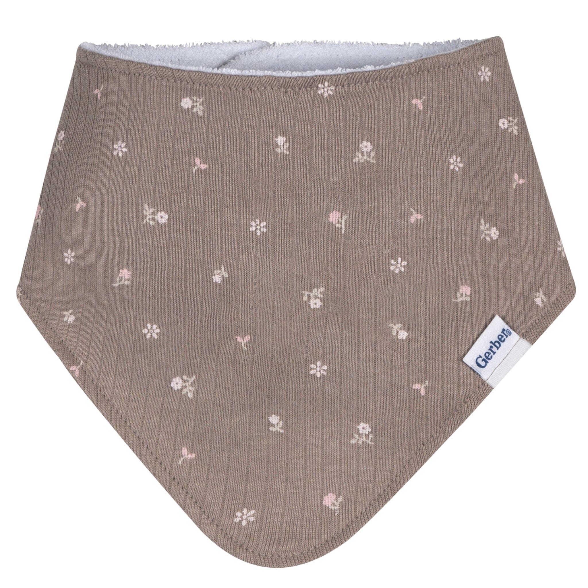 3-Pack Baby Girls Garden Bandana Bib - Image 4