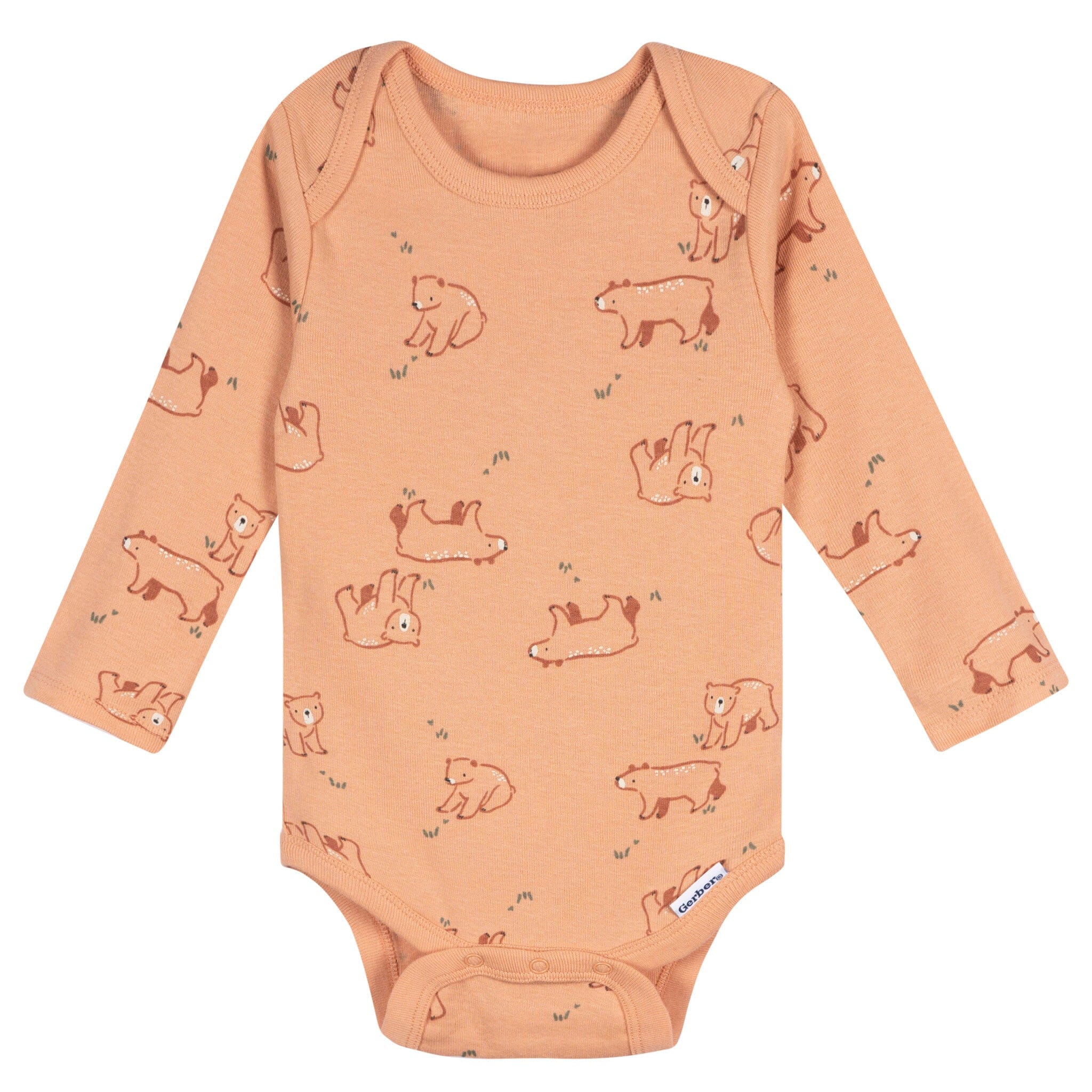 5-Pack Baby Neutral Fall Feels Long Sleeve Bodysuits - Image 4