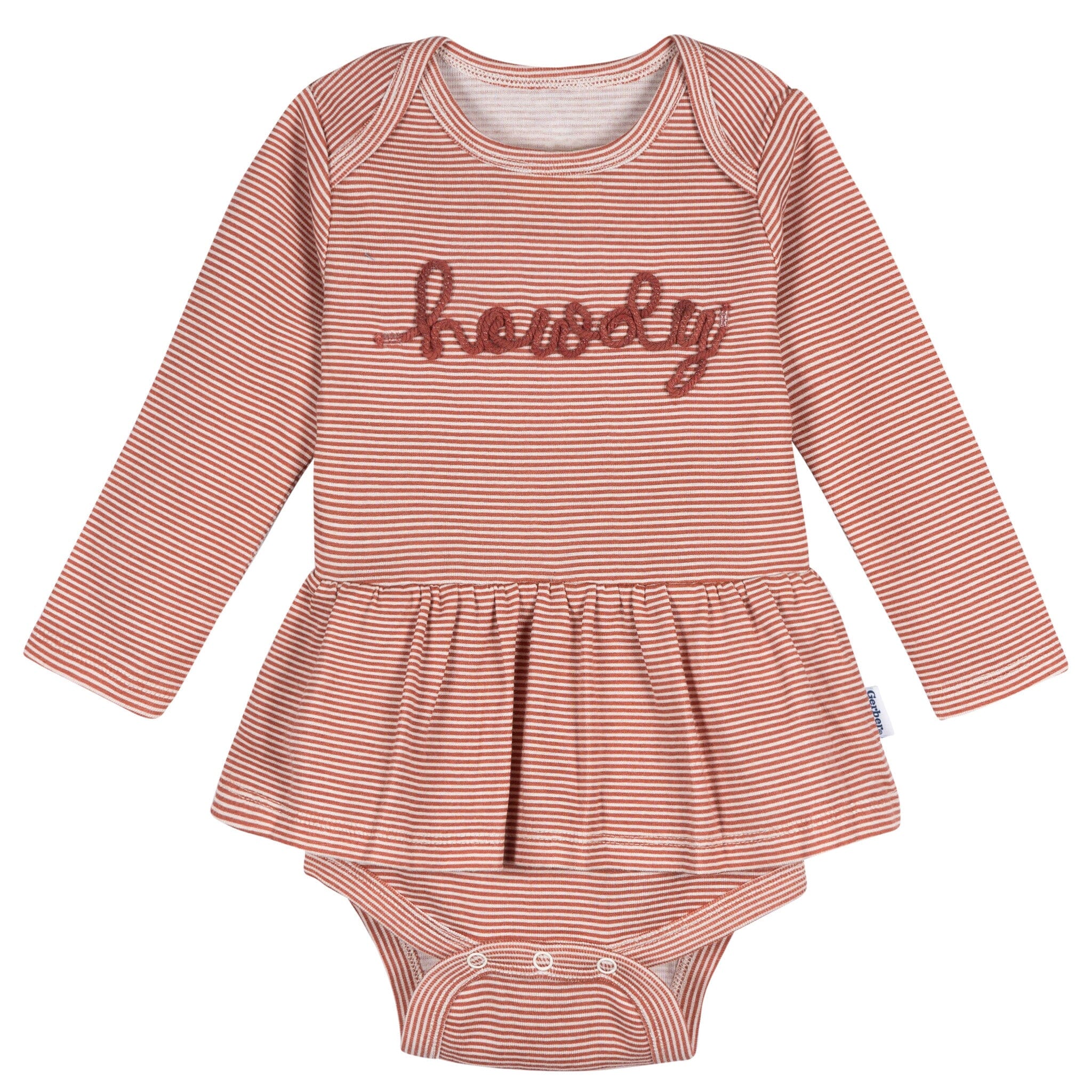 5-Pack Baby Girls Horses Long Sleeve Bodysuits - Image 2