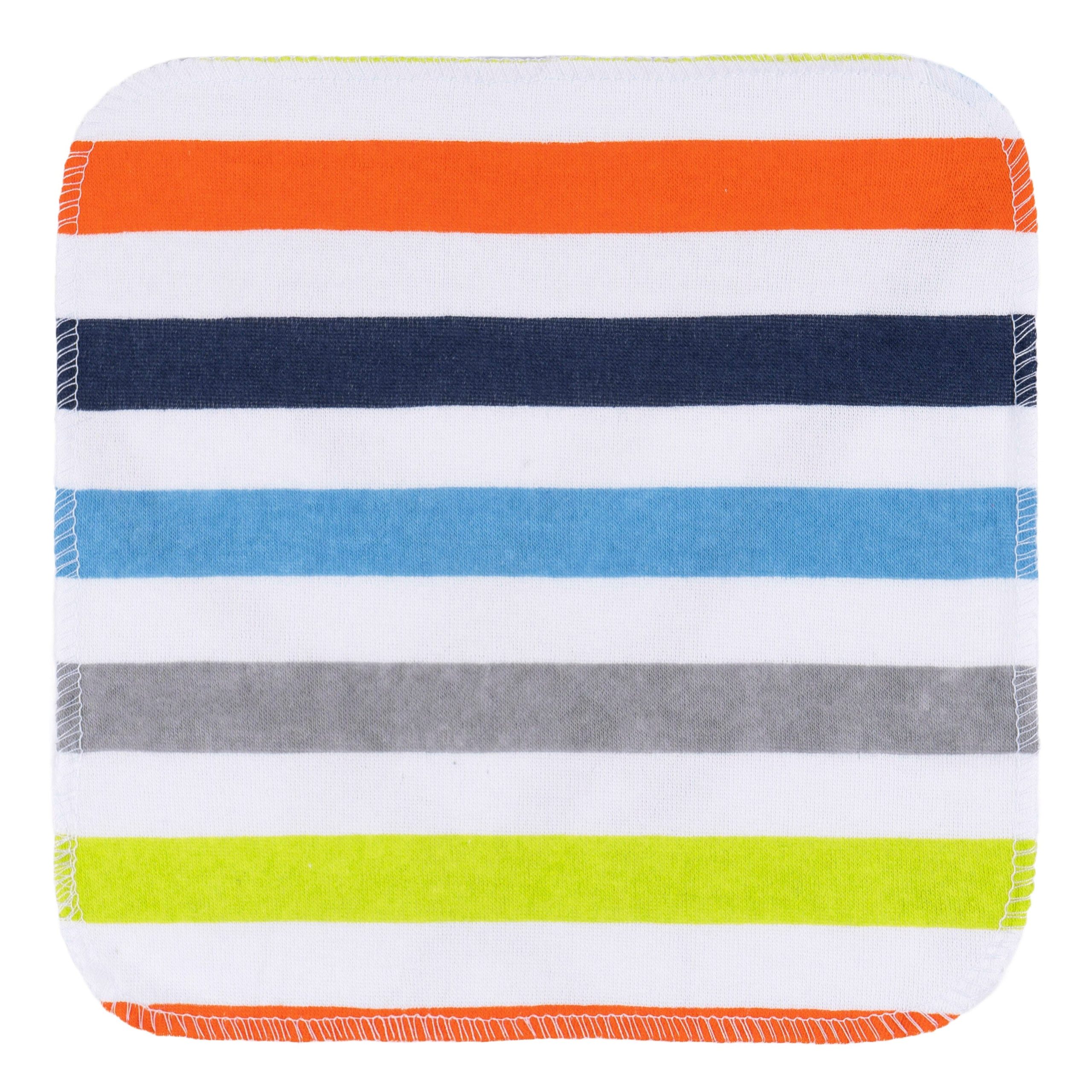 4-Pack Baby Boys Stripe Terry Washcloths - Image 5