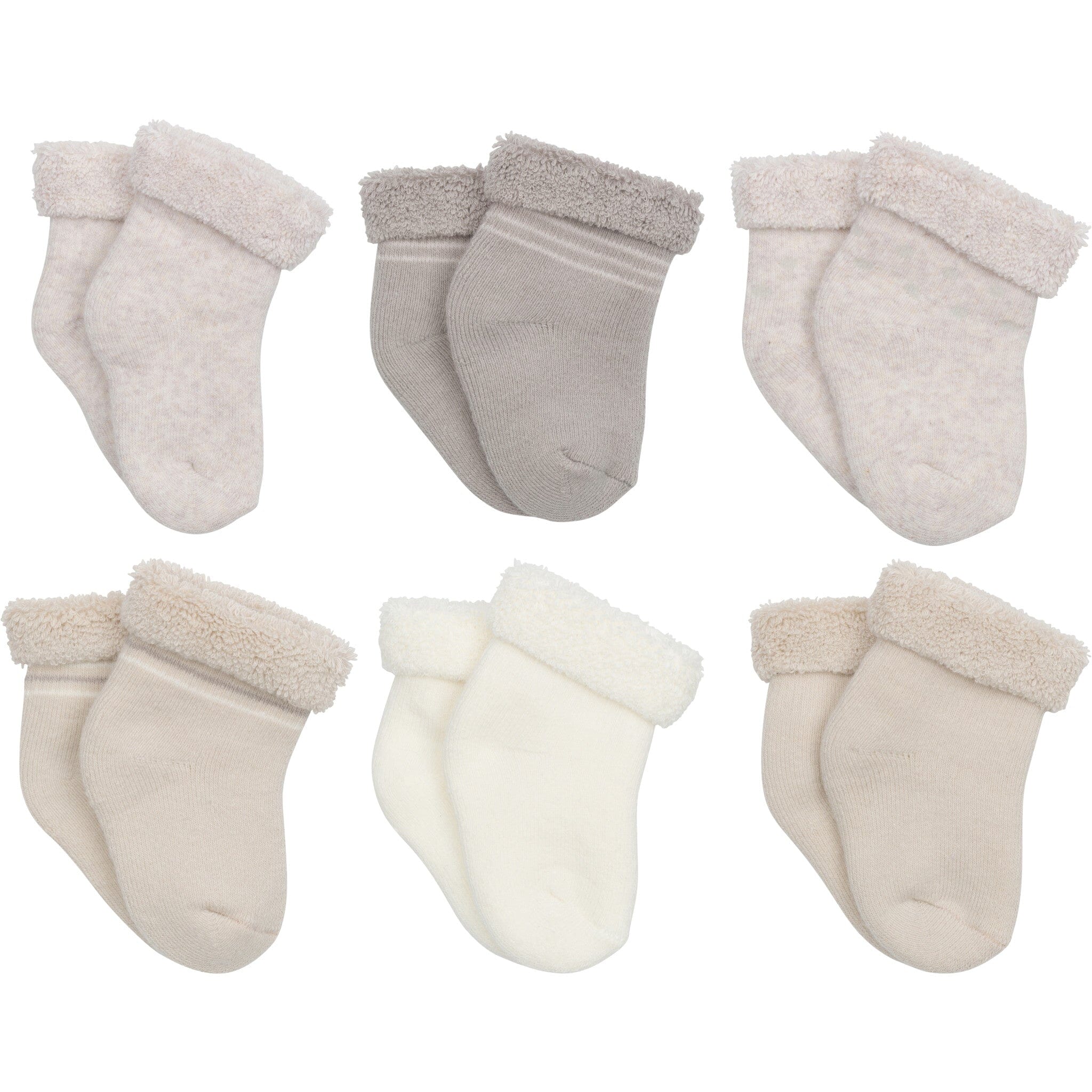 6-Pack Baby Boys Fox Wiggle Proof® Socks