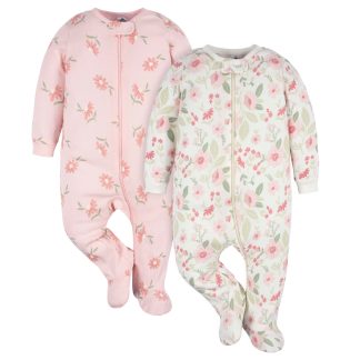 2-Pack Baby Girls Peony Blossom Sleep 'N Plays