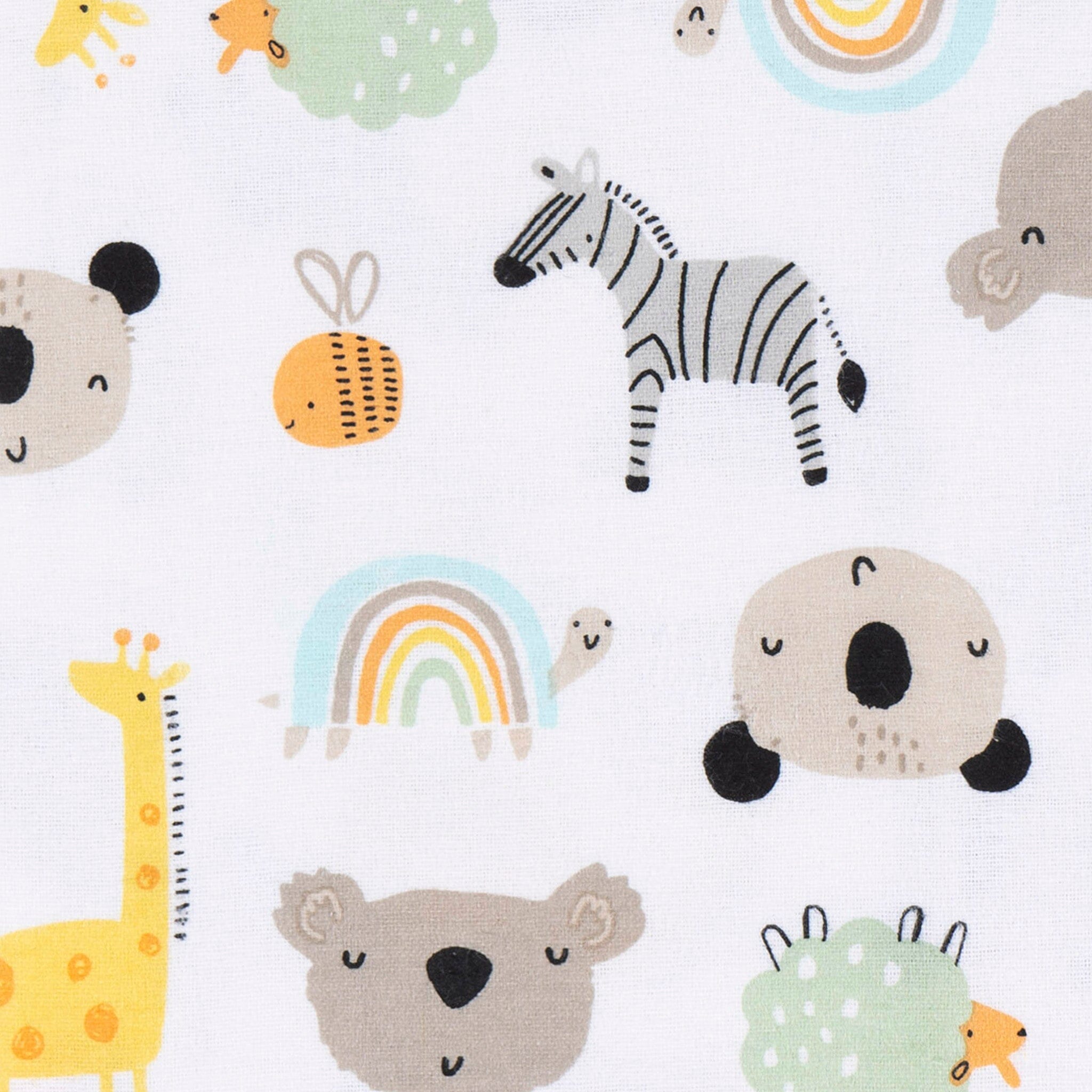 2-Pack Baby Neutral Little Animals Flannel Blankets - Image 3